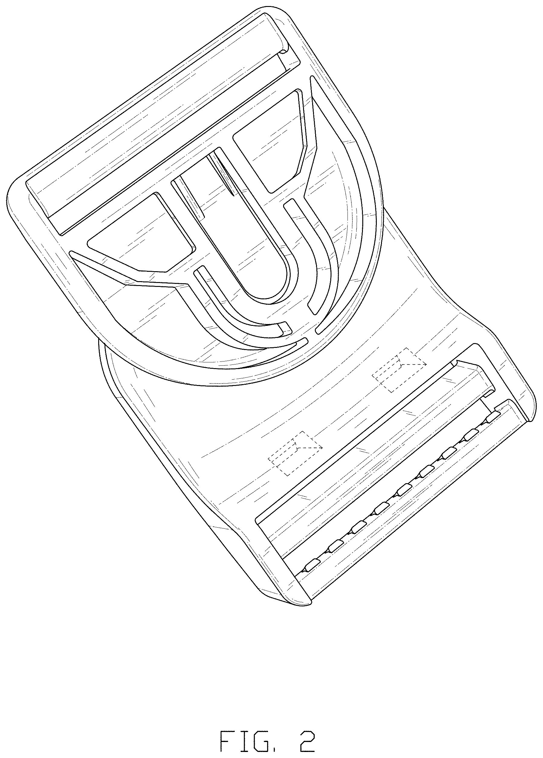 Patent USD1001678 Figure 2 – Rotating buckle