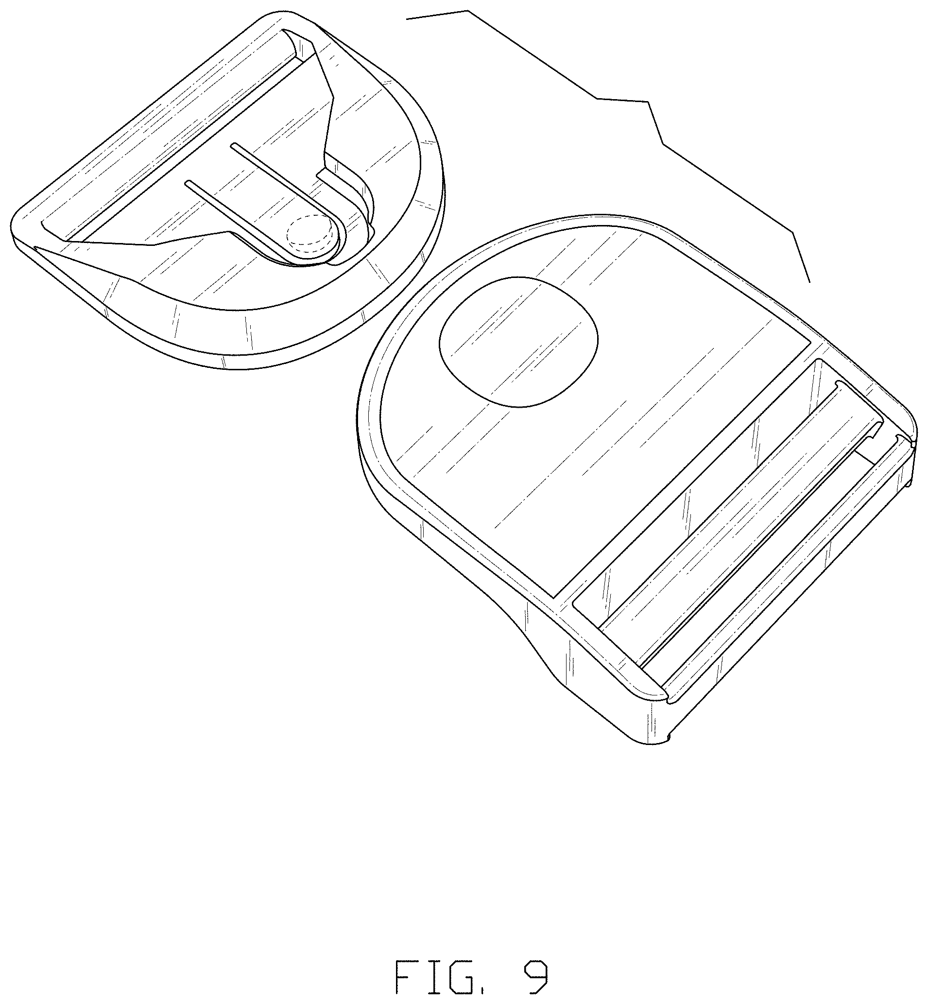 Patent USD1001678 Figure 9 – Rotating buckle