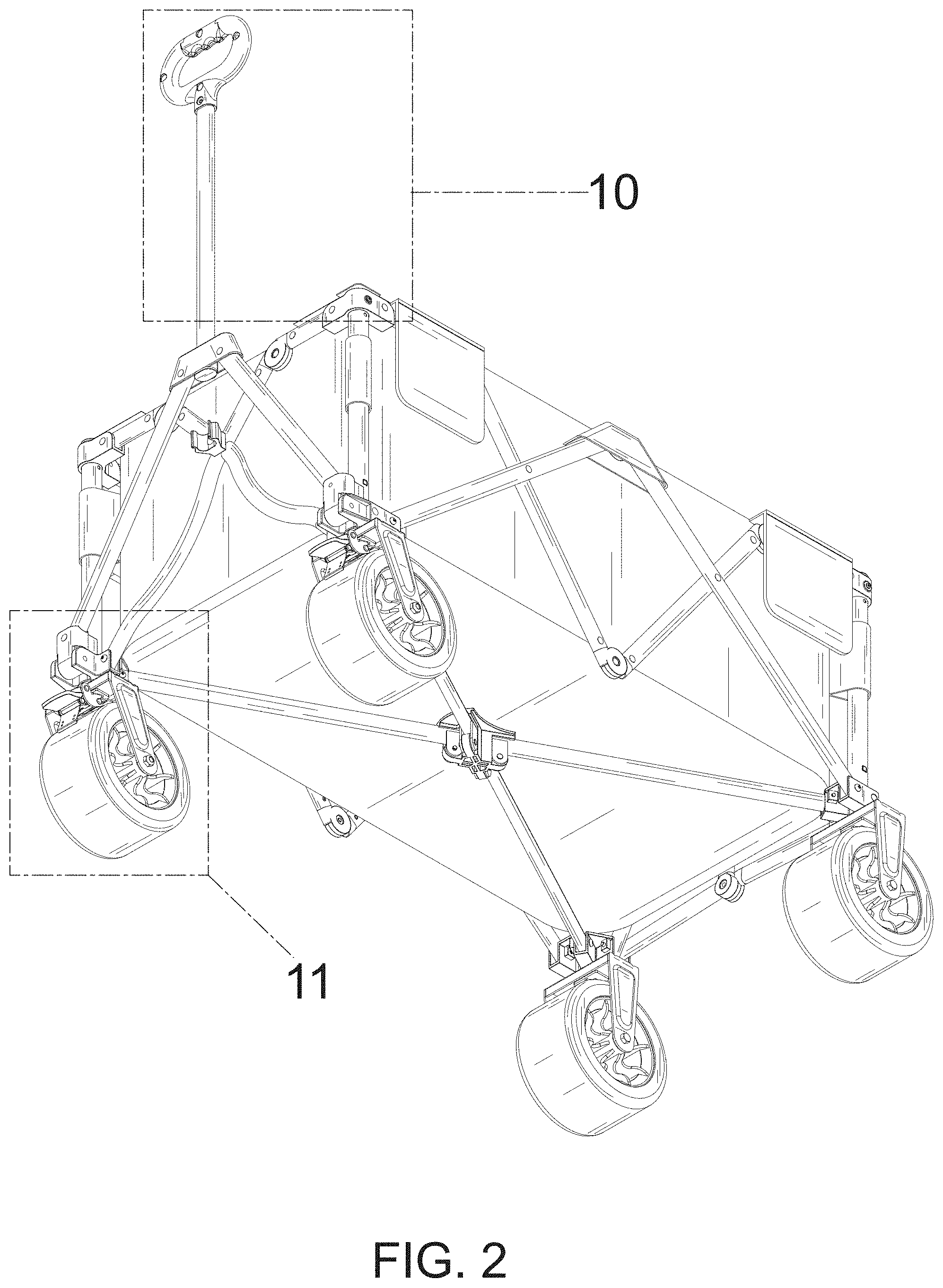 Patent USD1001679 Figure 2 – Wagon