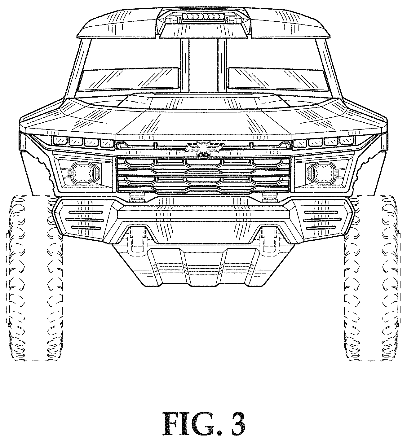 Patent USD1001680 Figure 3 – Vehicle, toy replica, and/or other replica