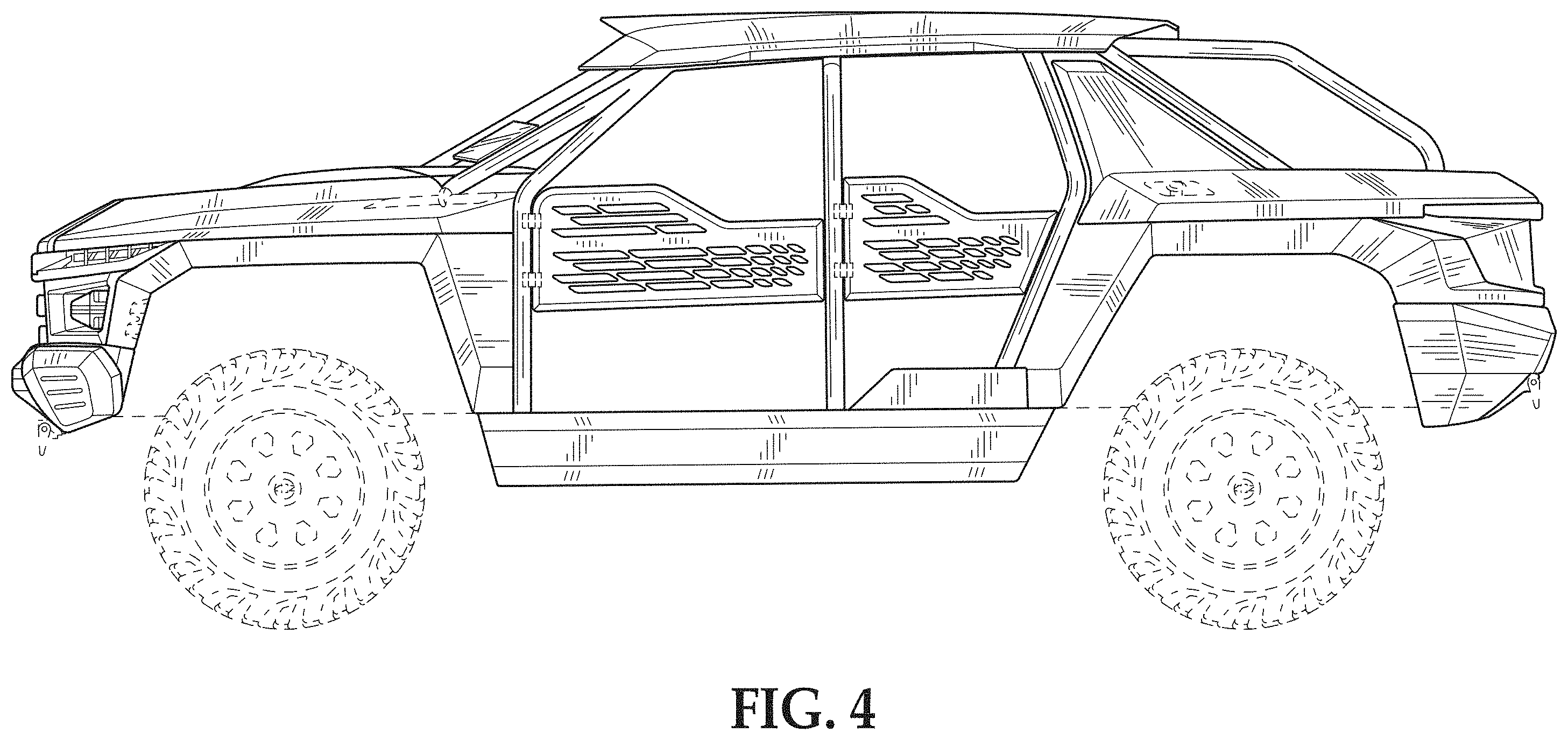 Patent USD1001680 Figure 4 – Vehicle, toy replica, and/or other replica