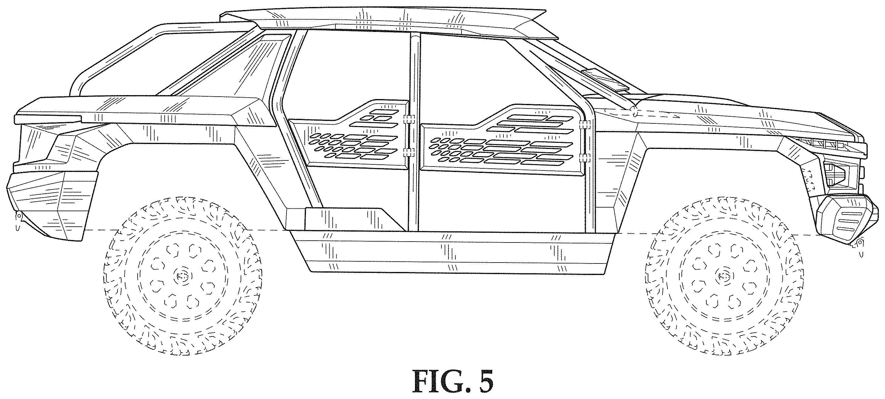 Patent USD1001680 Figure 5 – Vehicle, toy replica, and/or other replica
