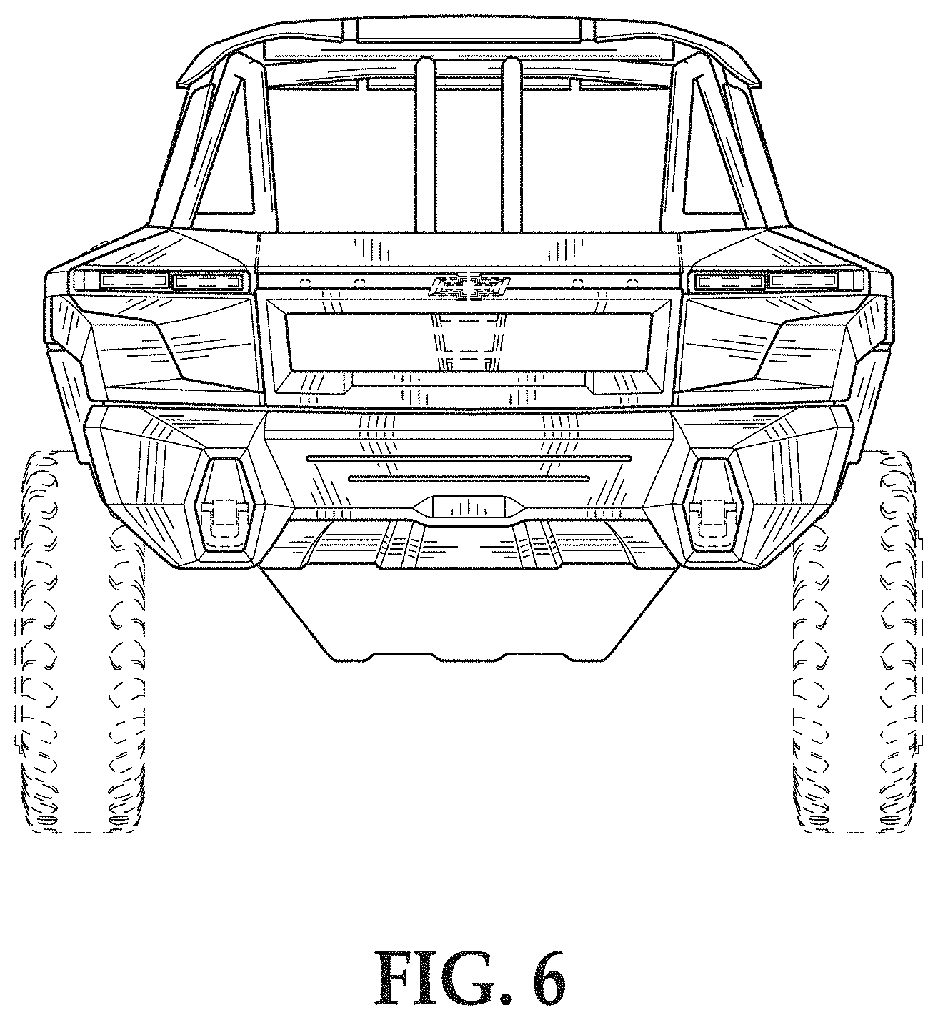 Patent USD1001680 Figure 6 – Vehicle, toy replica, and/or other replica