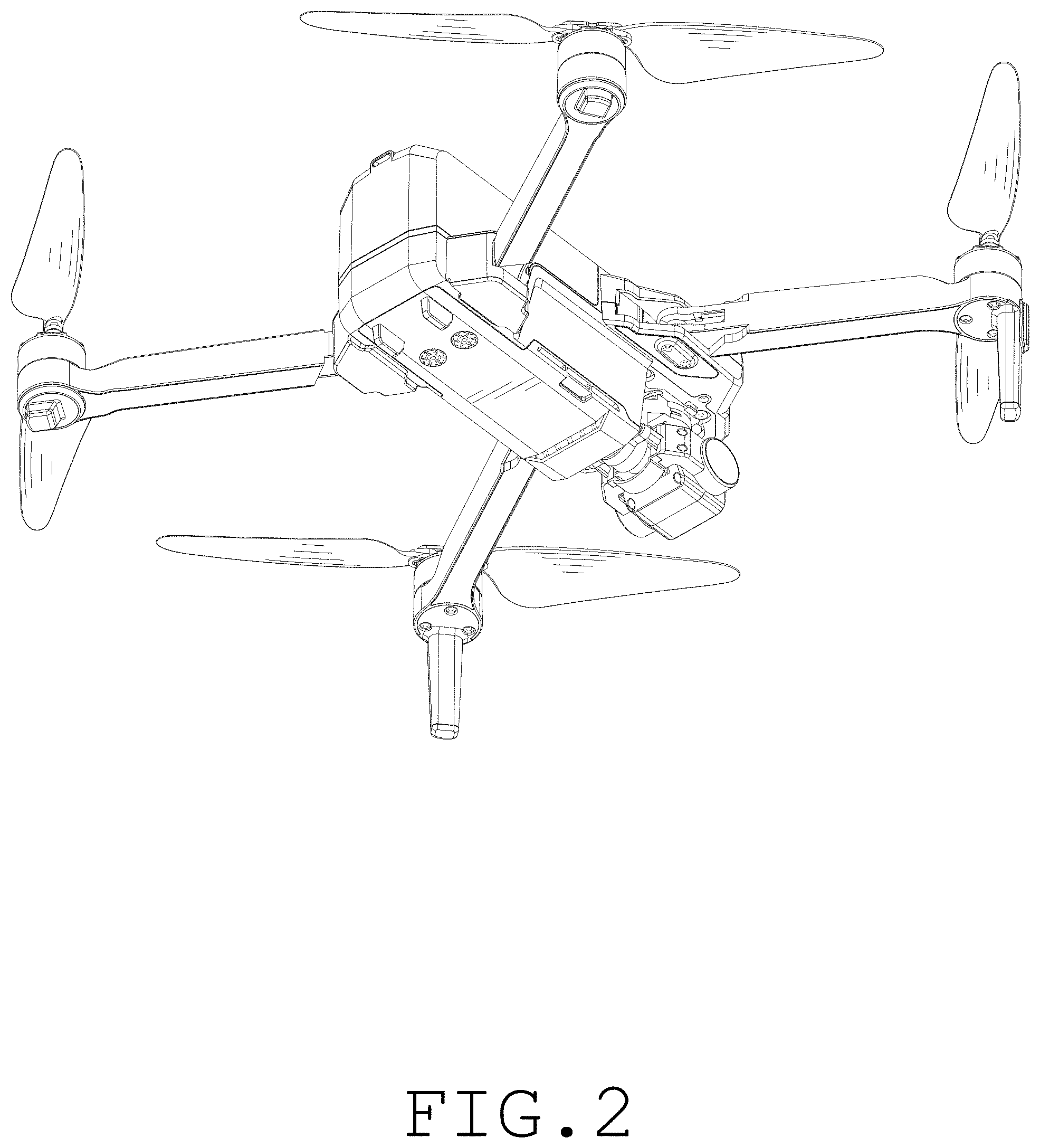 Patent USD1001681 Figure 2 – Drone