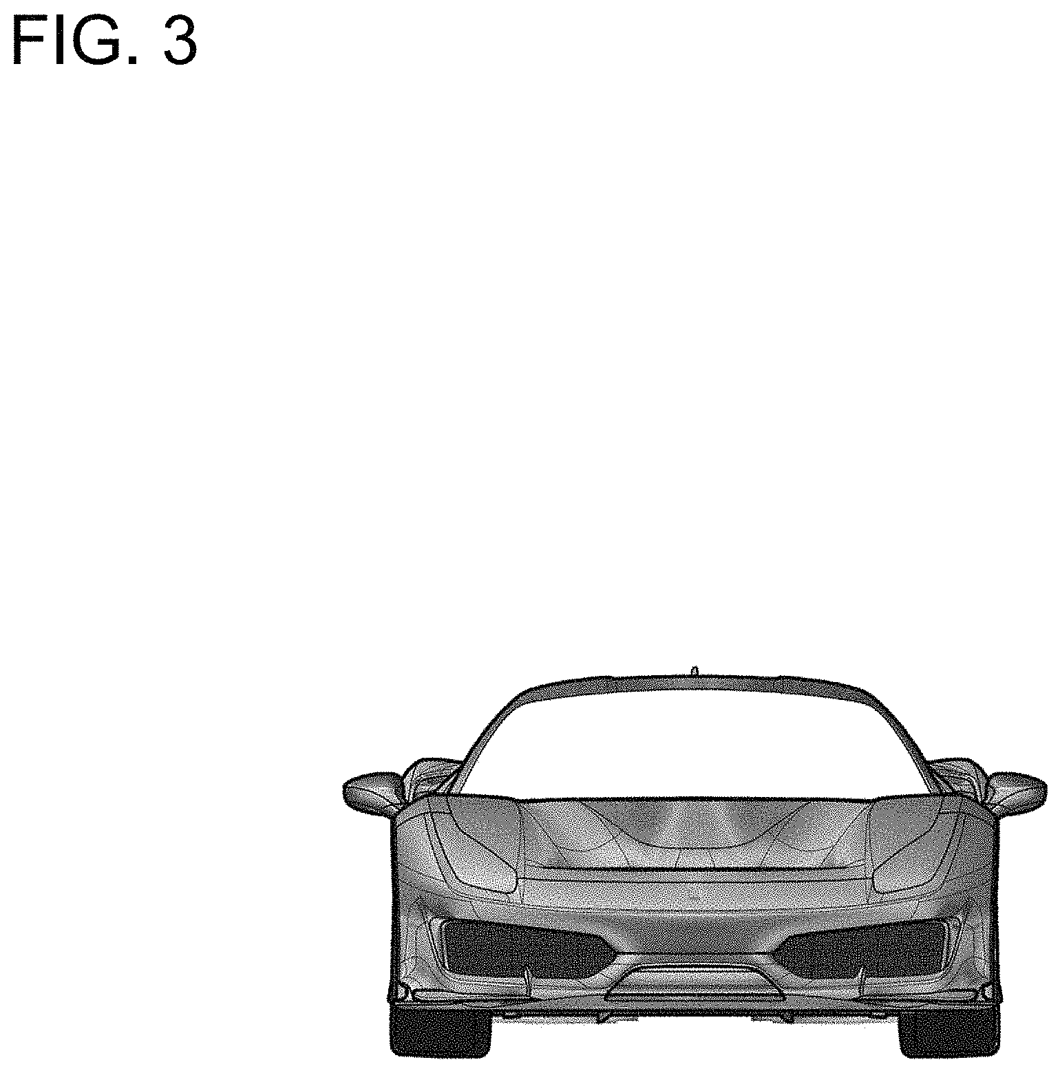 Patent USD1001683 Figure 3 – Car with surface ornamentation