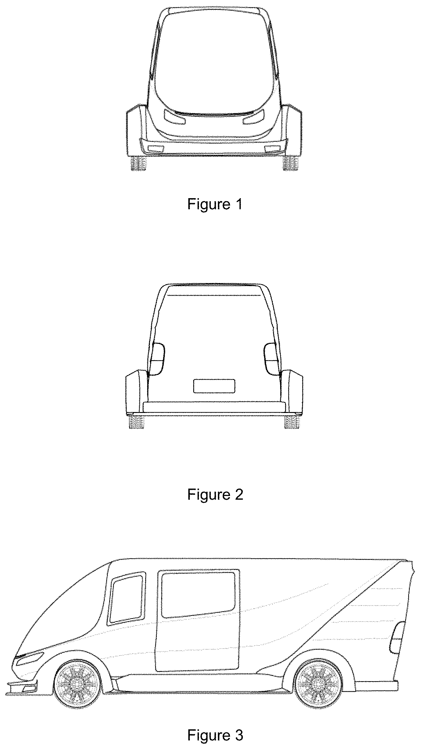 Patent USD1001684 Figure 1 – Land vehicle