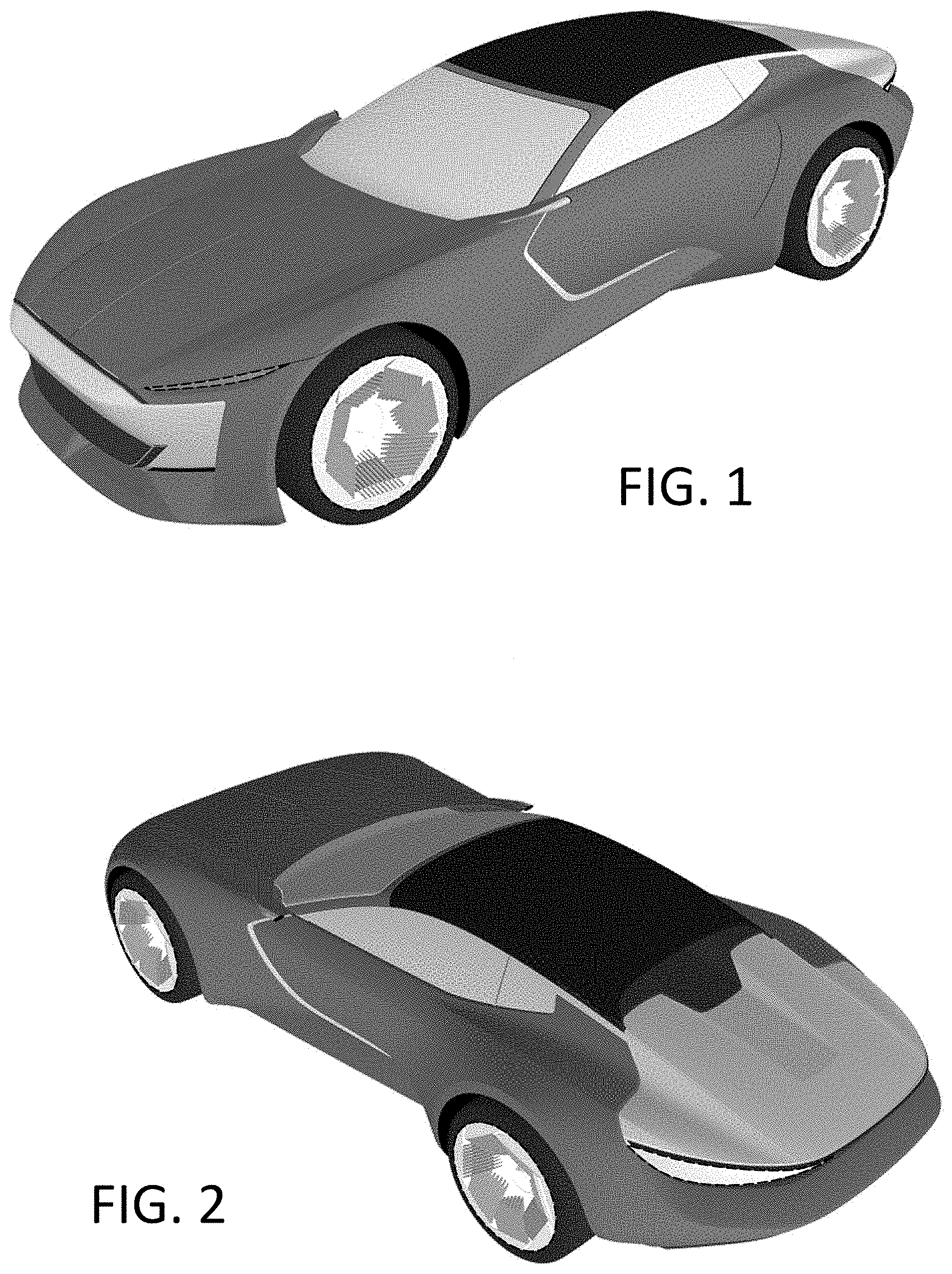 Patent USD1001686 Figure 1 – Motor vehicle, toy vehicle replica and/or other replica
