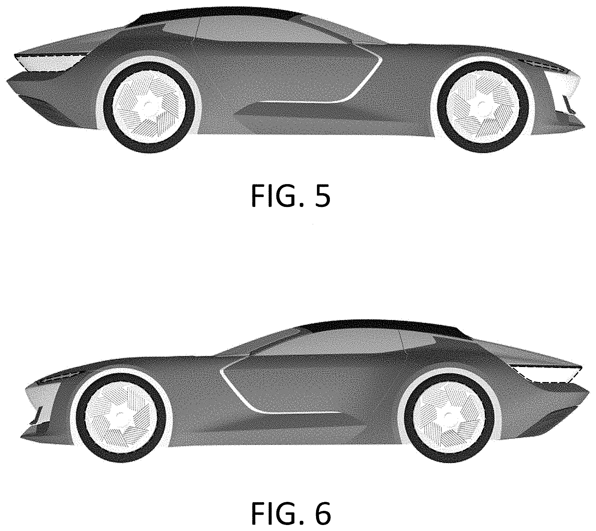 Patent USD1001686 Figure 3 – Motor vehicle, toy vehicle replica and/or other replica
