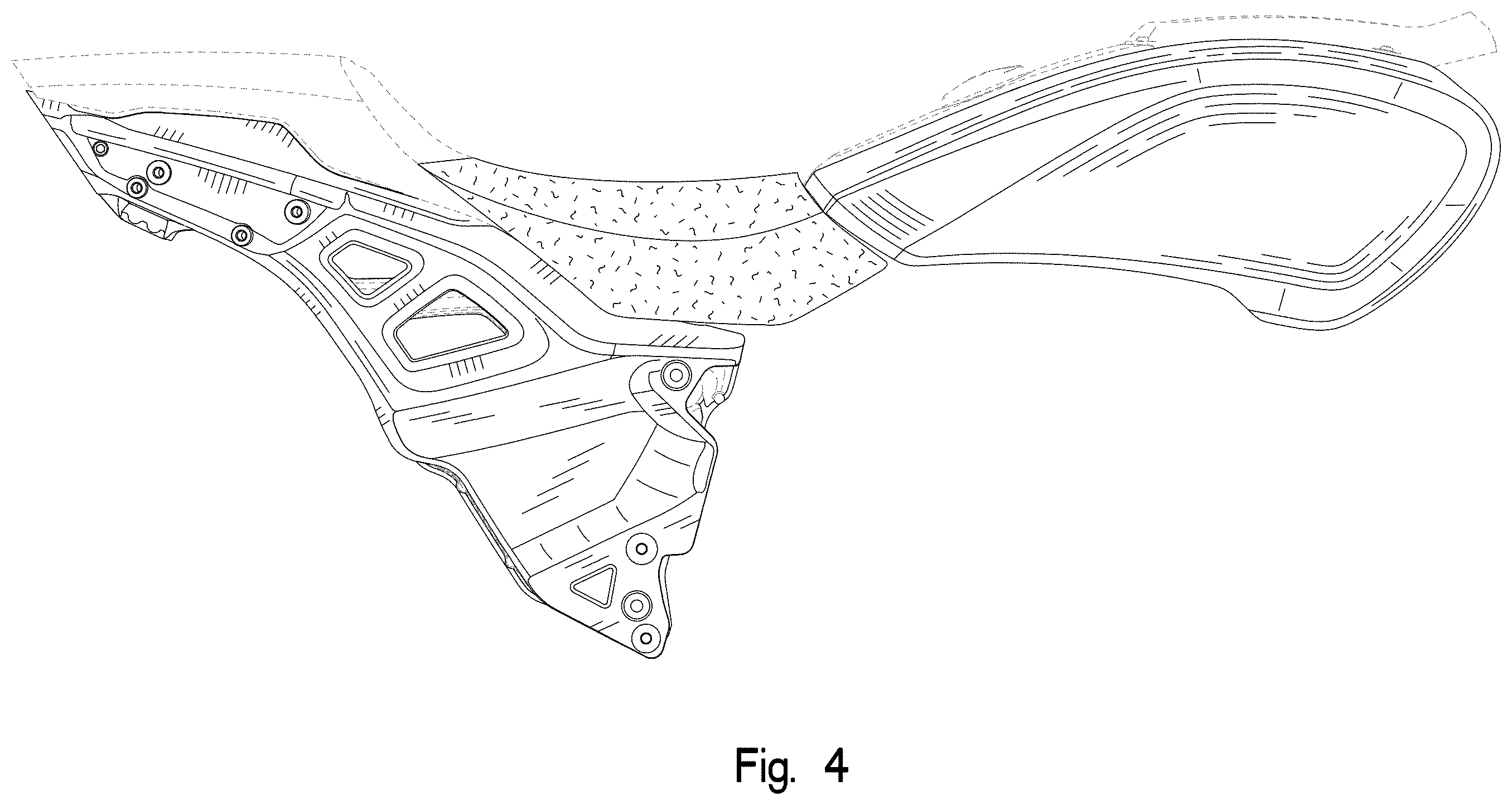 Patent USD1001687 Figure 4 – Motorcycle