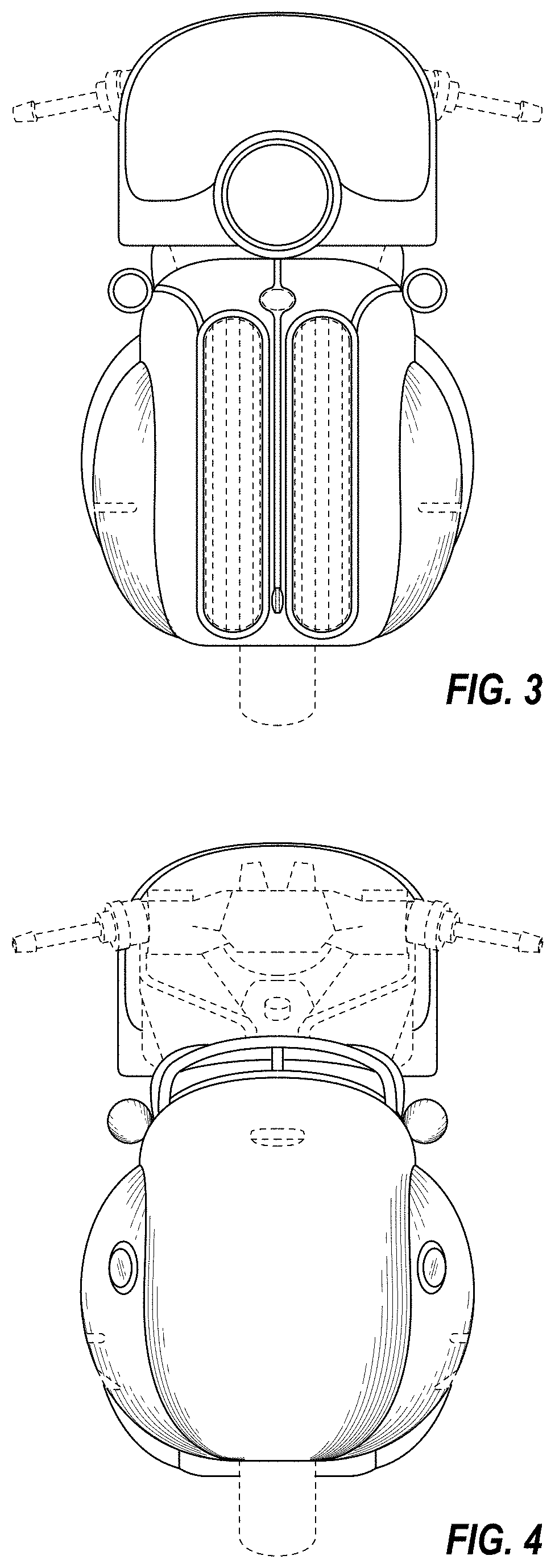 Patent USD1001688 Figure 3 – Motorcycle