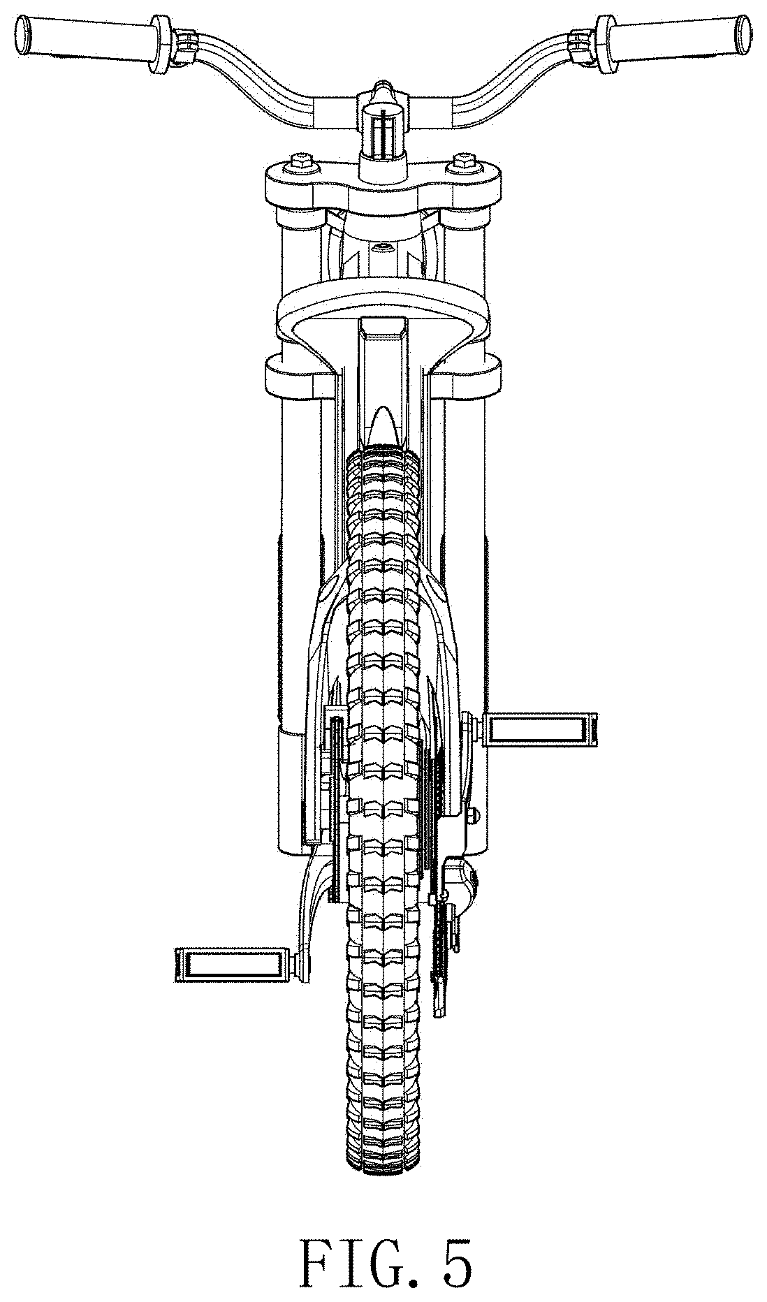 Patent USD1001689 Figure 5 – Electric bike