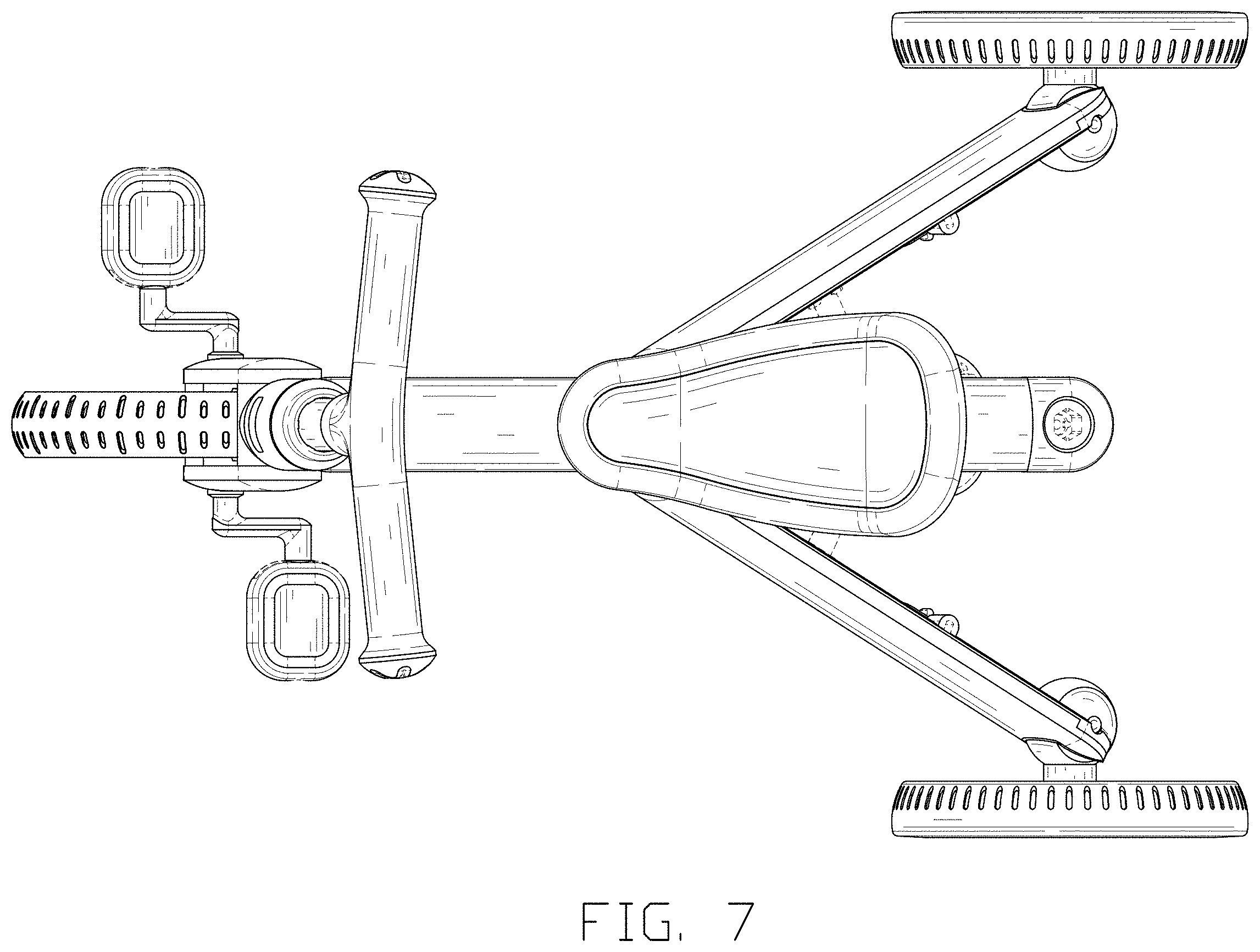 Patent USD1001690 Figure 7 – Tricycle