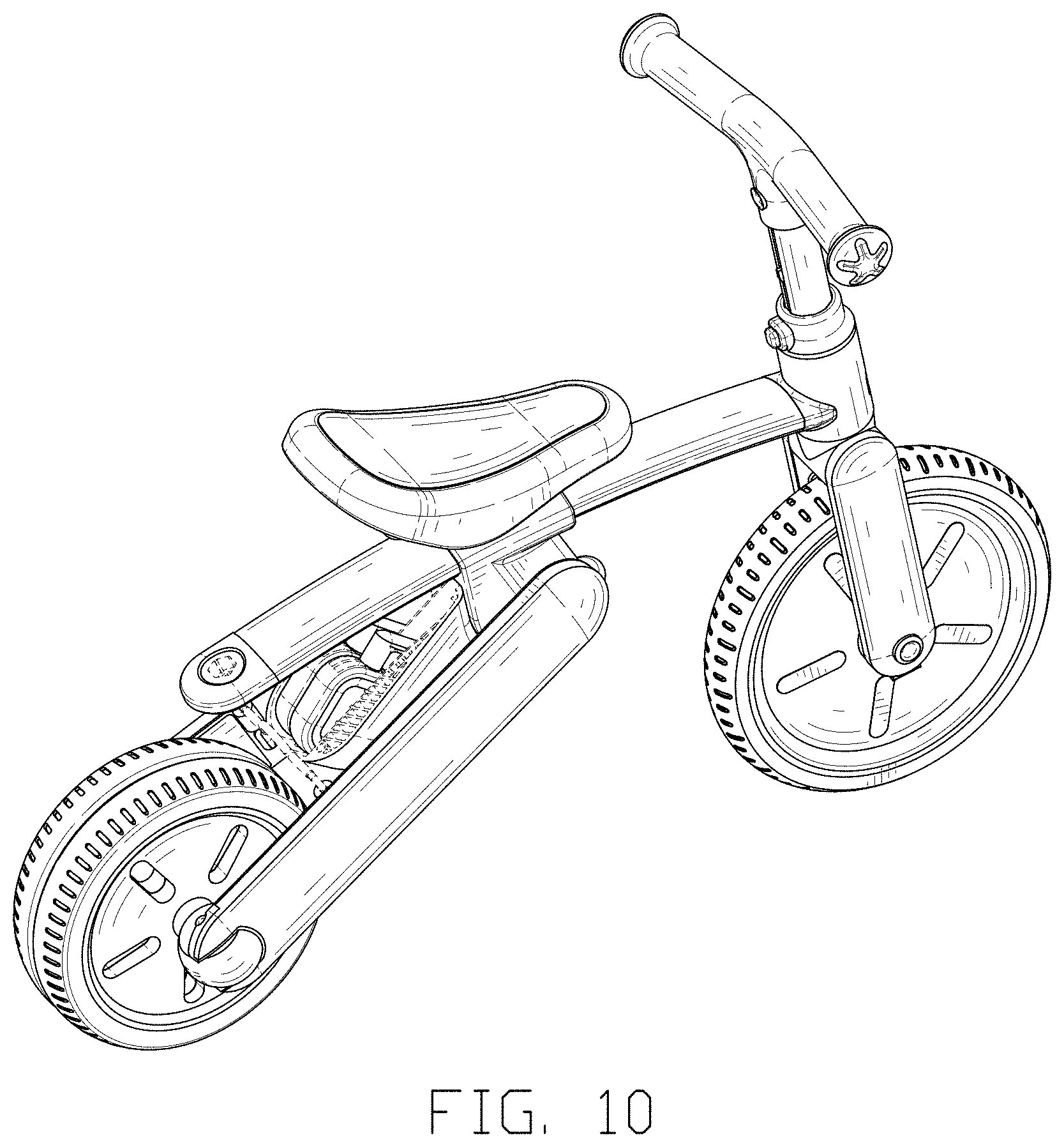 Patent USD1001690 Figure 10 – Tricycle