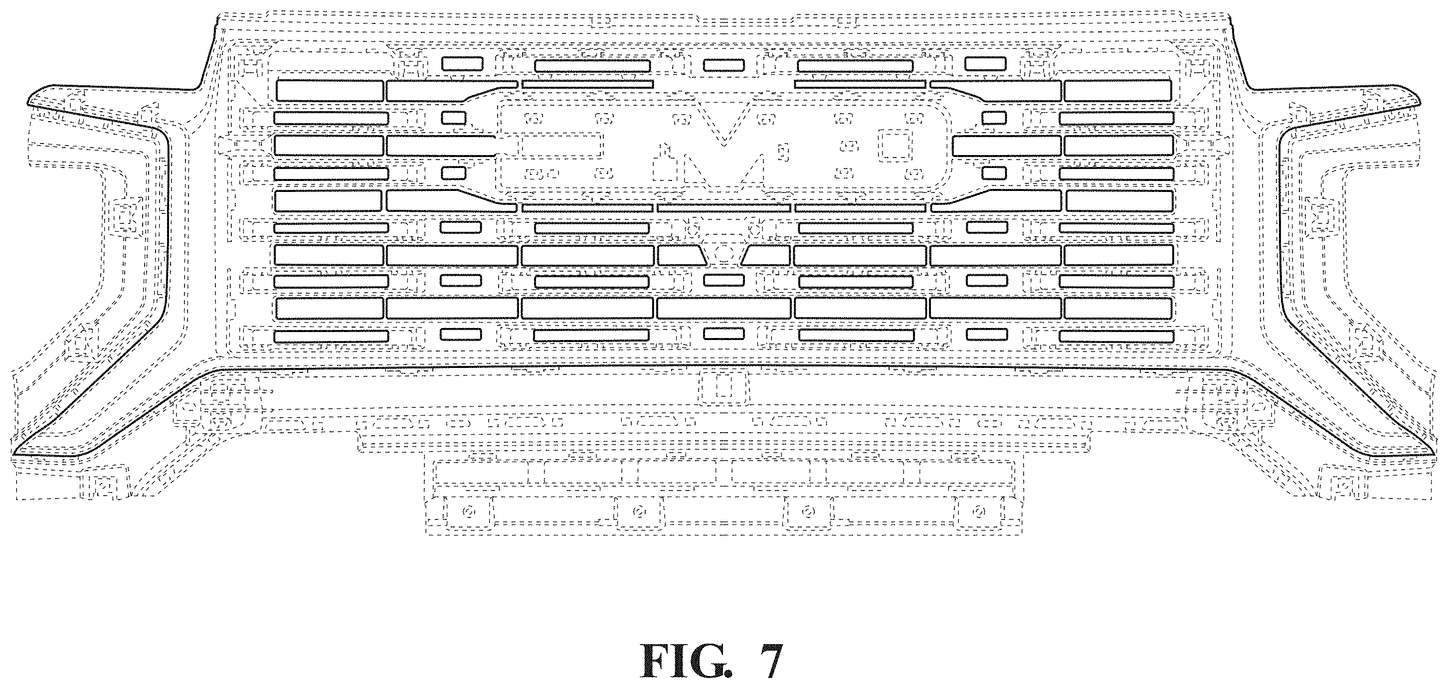 Patent USD1001692 Figure 7 – Vehicle grille