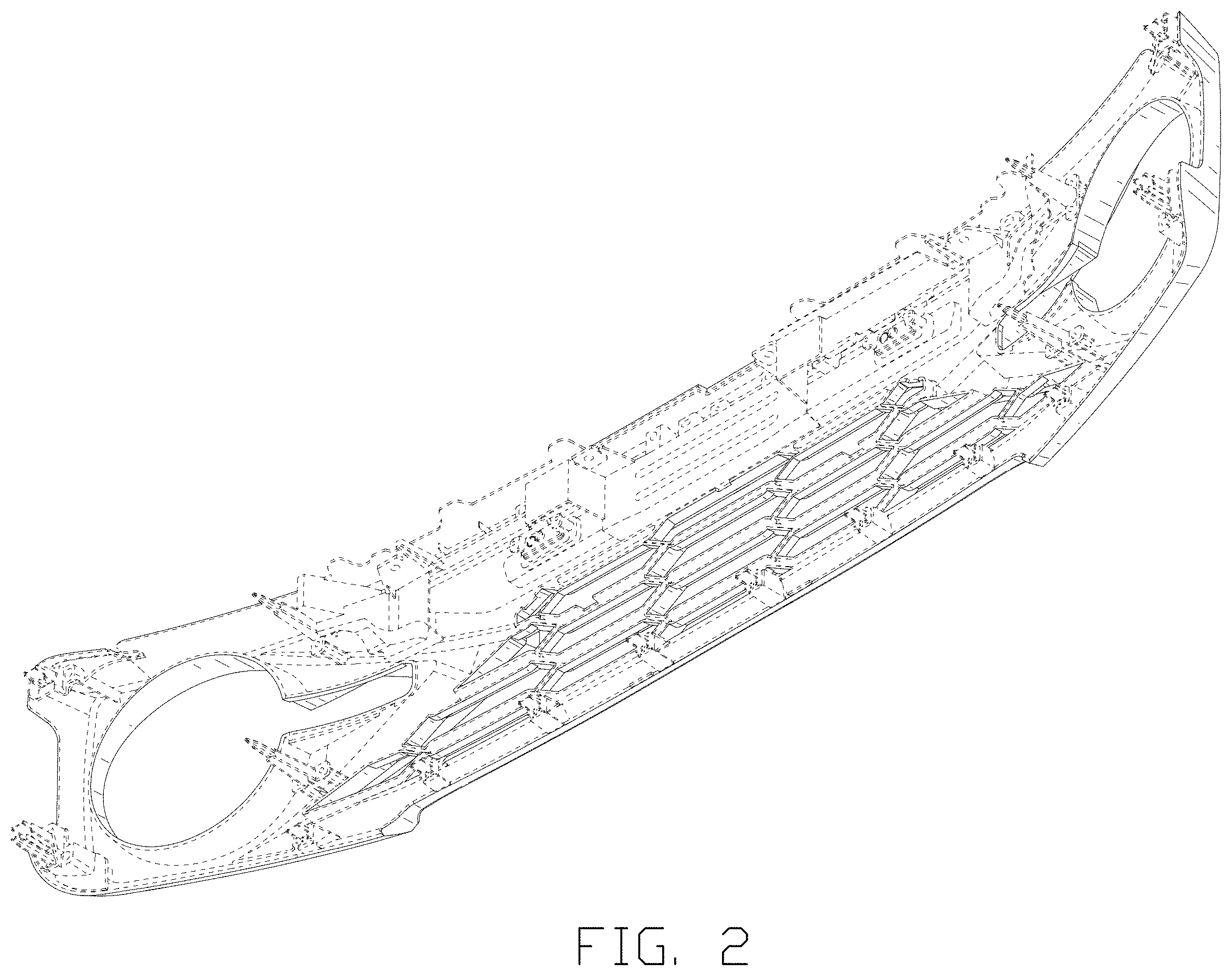 Patent USD1001693 Figure 2 – Car front grill
