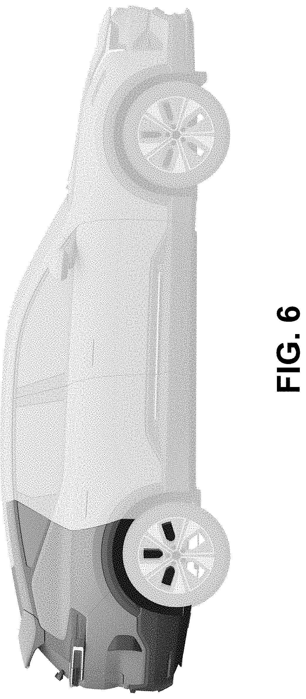 Patent USD1001694 Figure 6 – Rear end of a motor vehicle