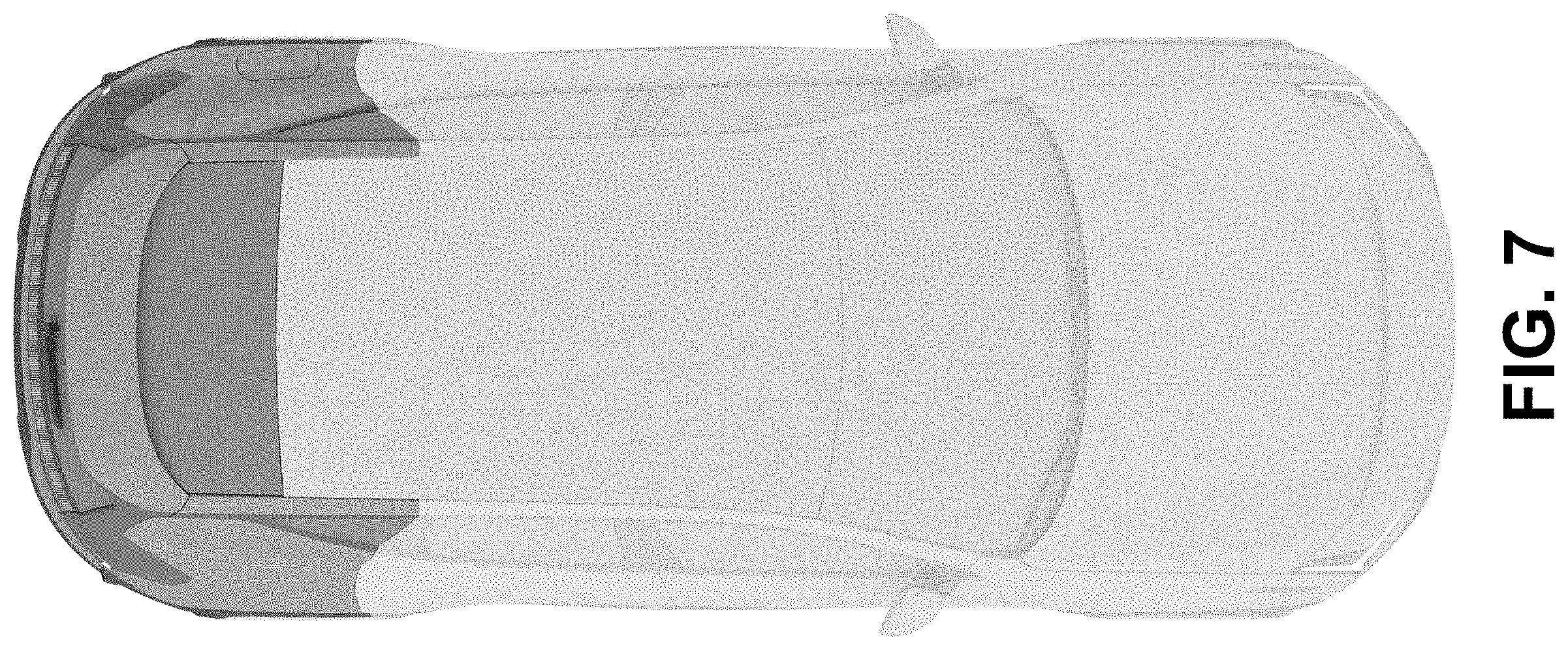 Patent USD1001694 Figure 7 – Rear end of a motor vehicle