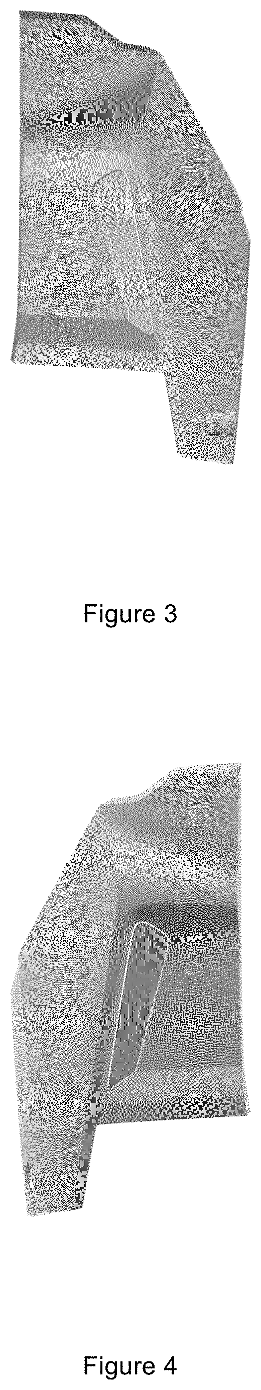 Patent USD1001695 Figure 2 – Rear upper bumper