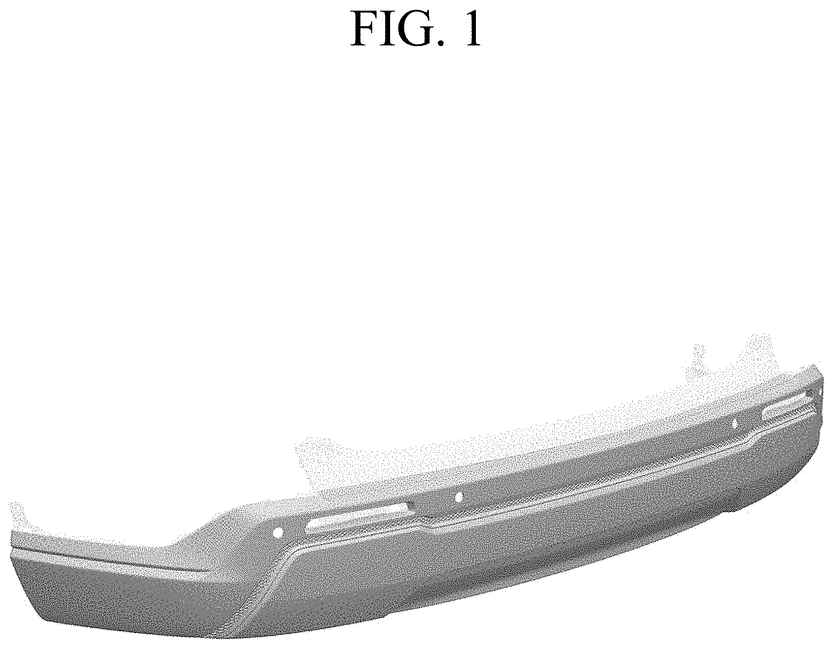 Patent USD1001696 — Rear bumper for automobile — Figure 1