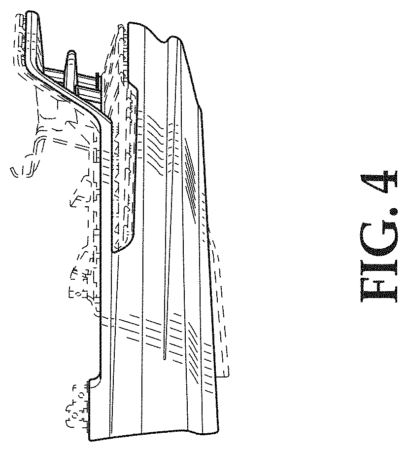 Patent USD1001697 Figure 4 – Vehicle front lower bumper