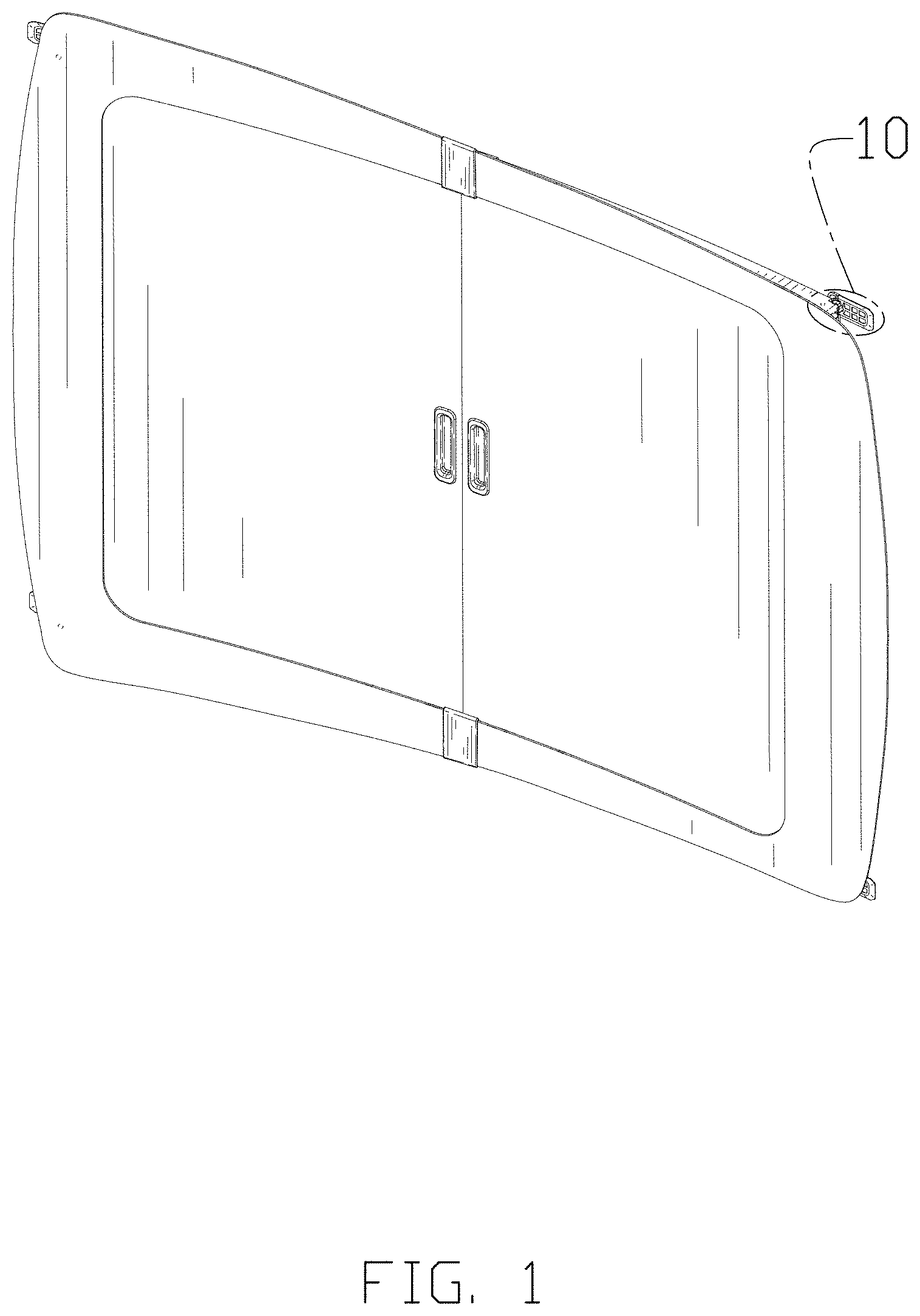 Patent USD1001698 — Sunshade — Figure 1