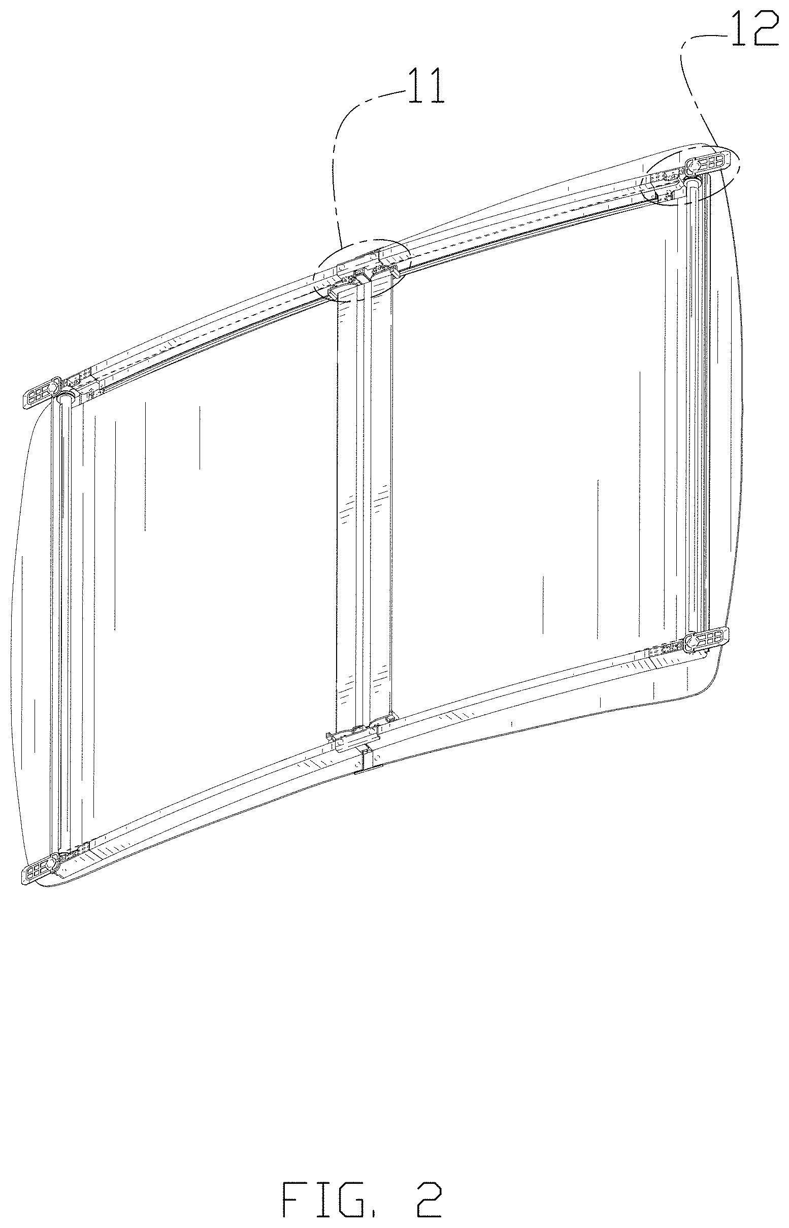 Patent USD1001698 Figure 2 – Sunshade