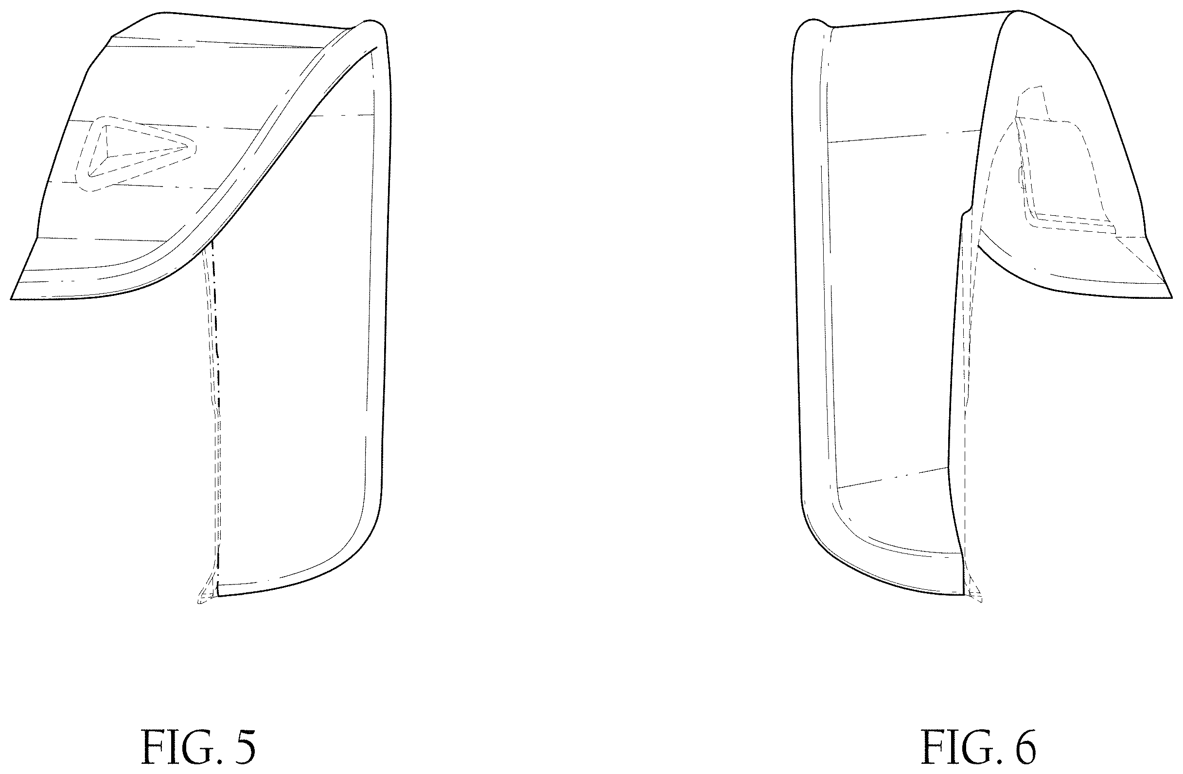 Patent USD1001699 Figure 5 – Vehicle fender flare