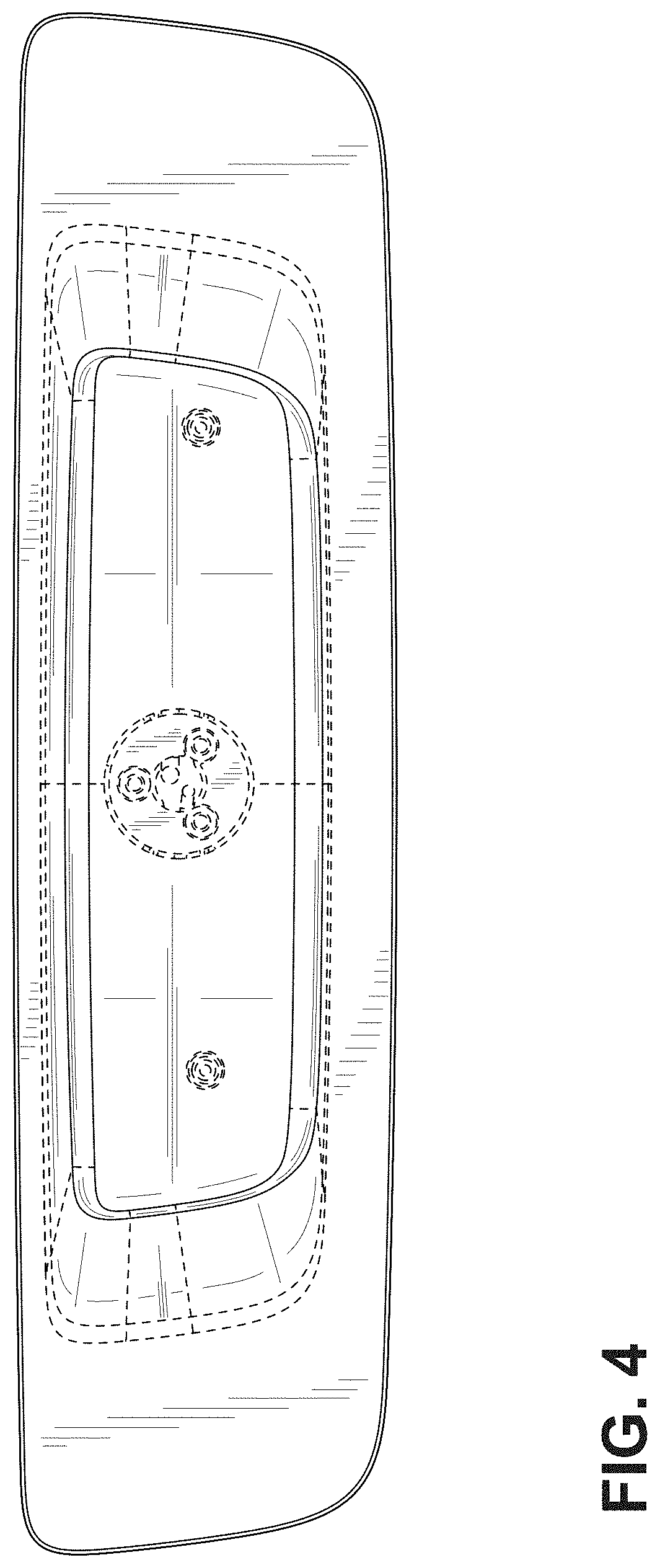 Patent USD1001700 Figure 4 – Rearview mirror for a vehicle