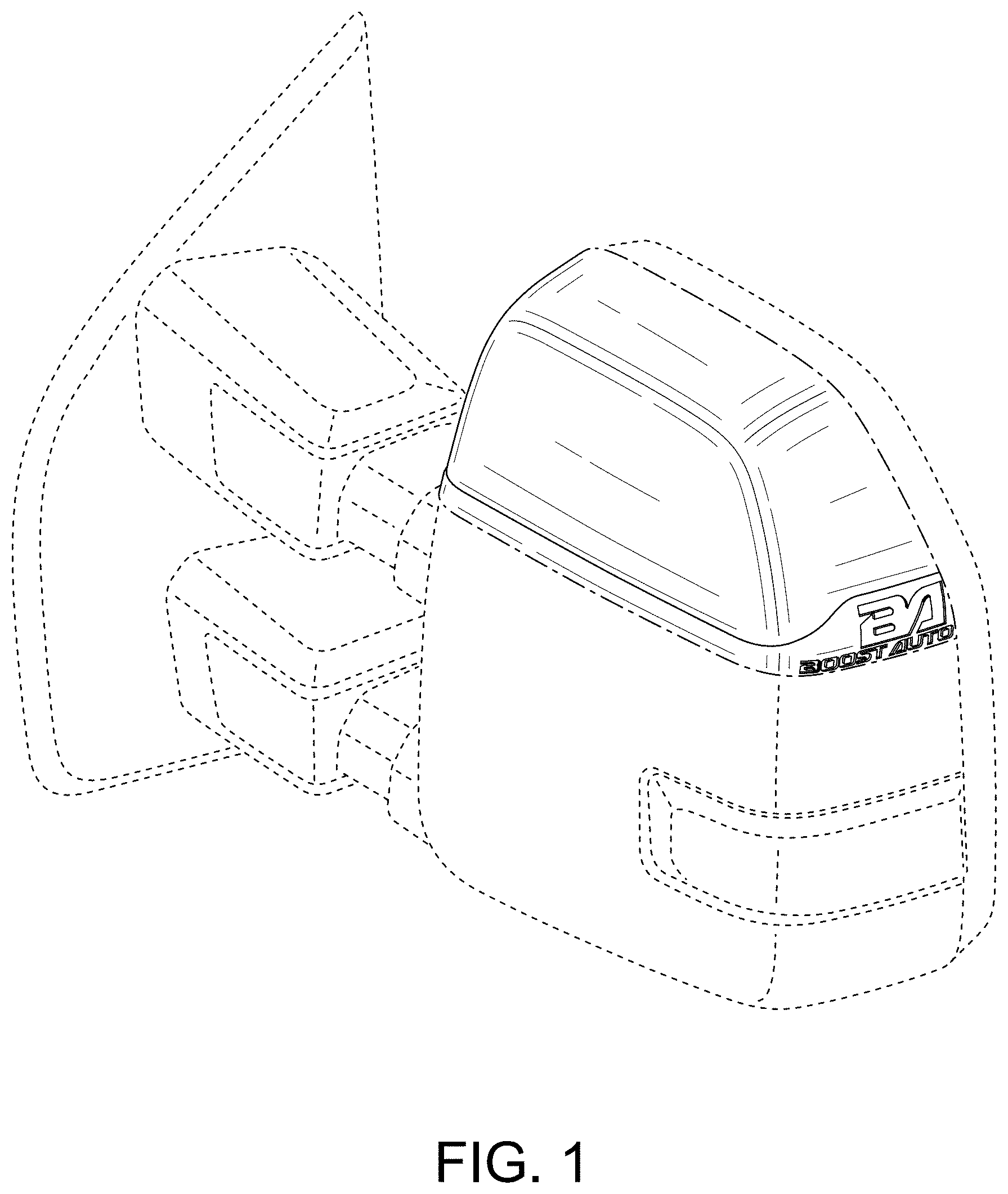 Patent USD1001701 — Vehicle mirror — Figure 1