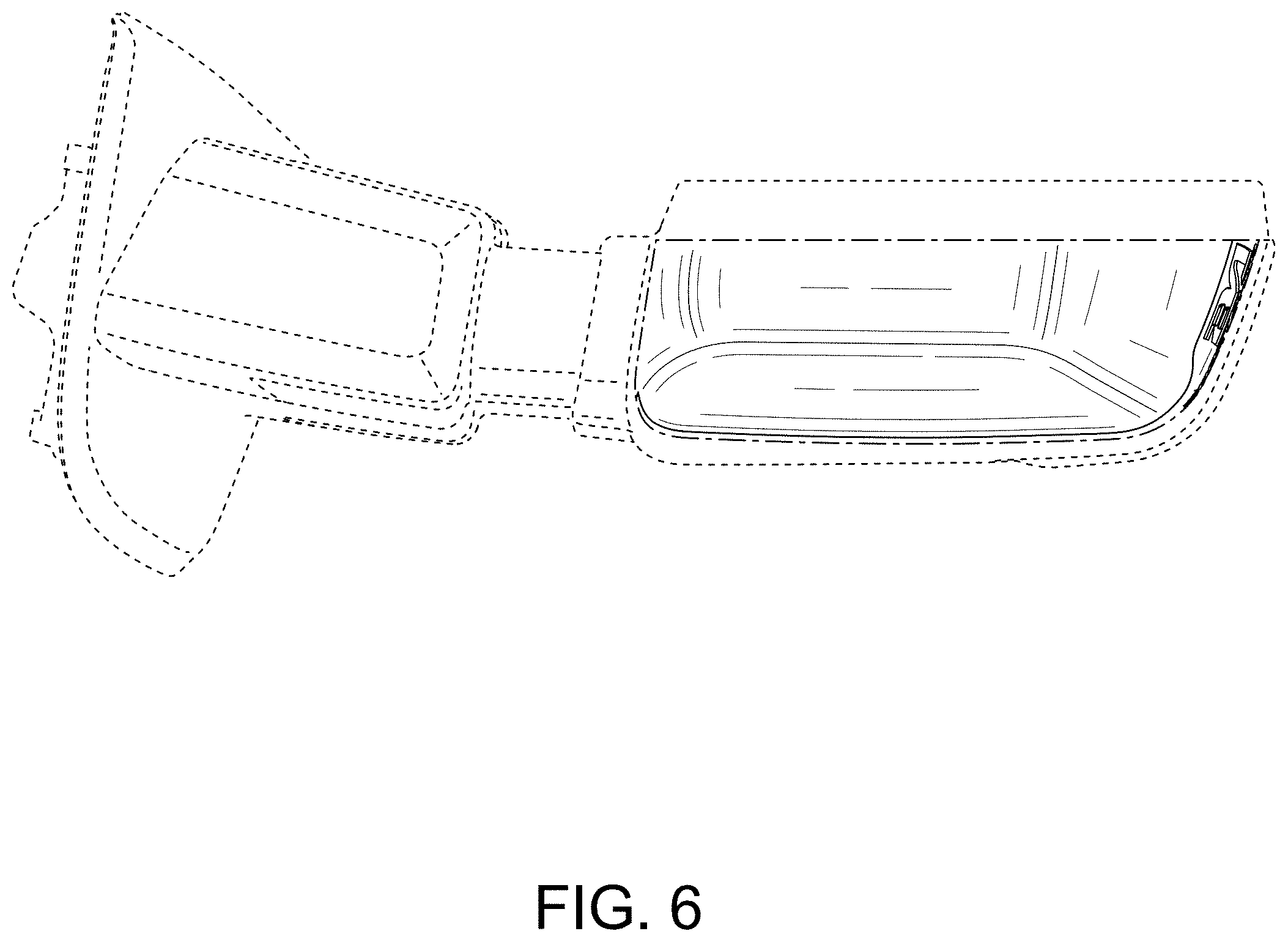 Patent USD1001701 Figure 6 – Vehicle mirror