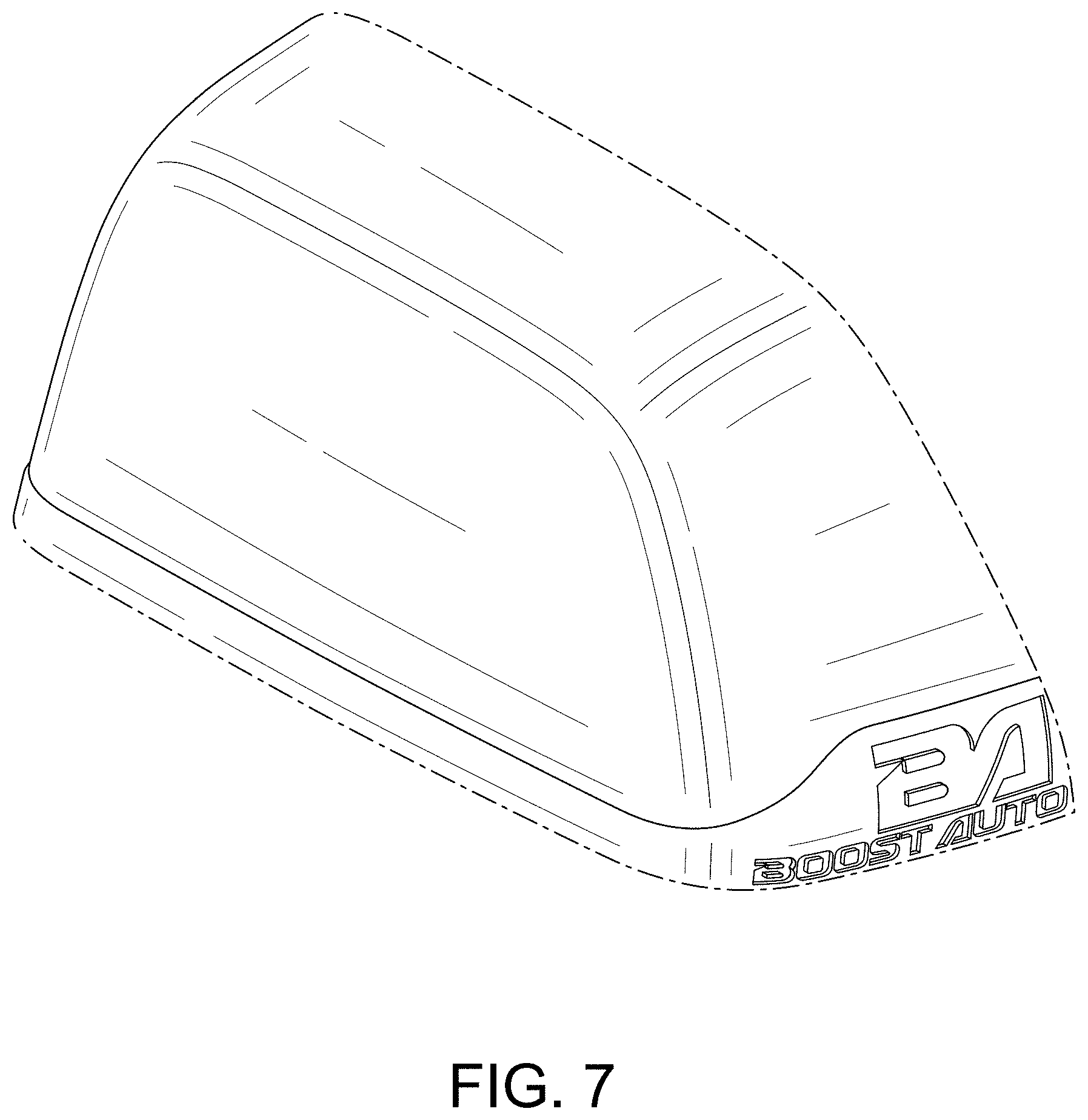 Patent USD1001701 Figure 7 – Vehicle mirror