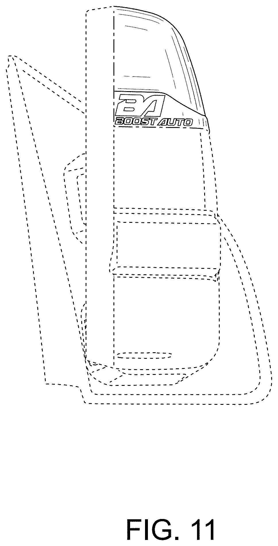 Patent USD1001701 Figure 11 – Vehicle mirror