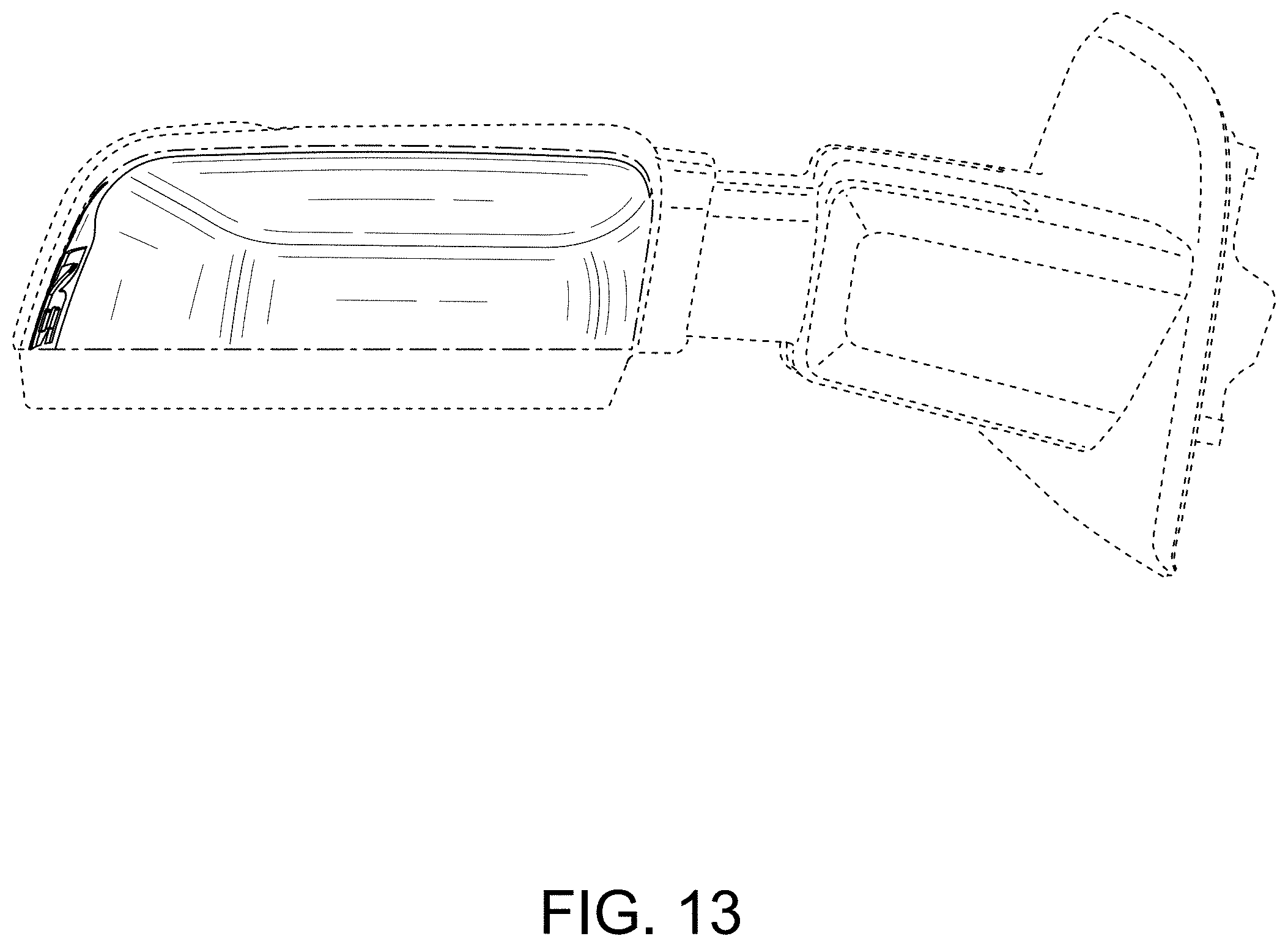 Patent USD1001701 Figure 13 – Vehicle mirror