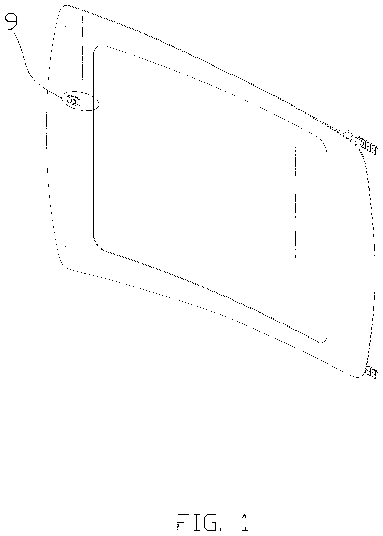 Patent USD1001702 Figure 1 – Sunshade