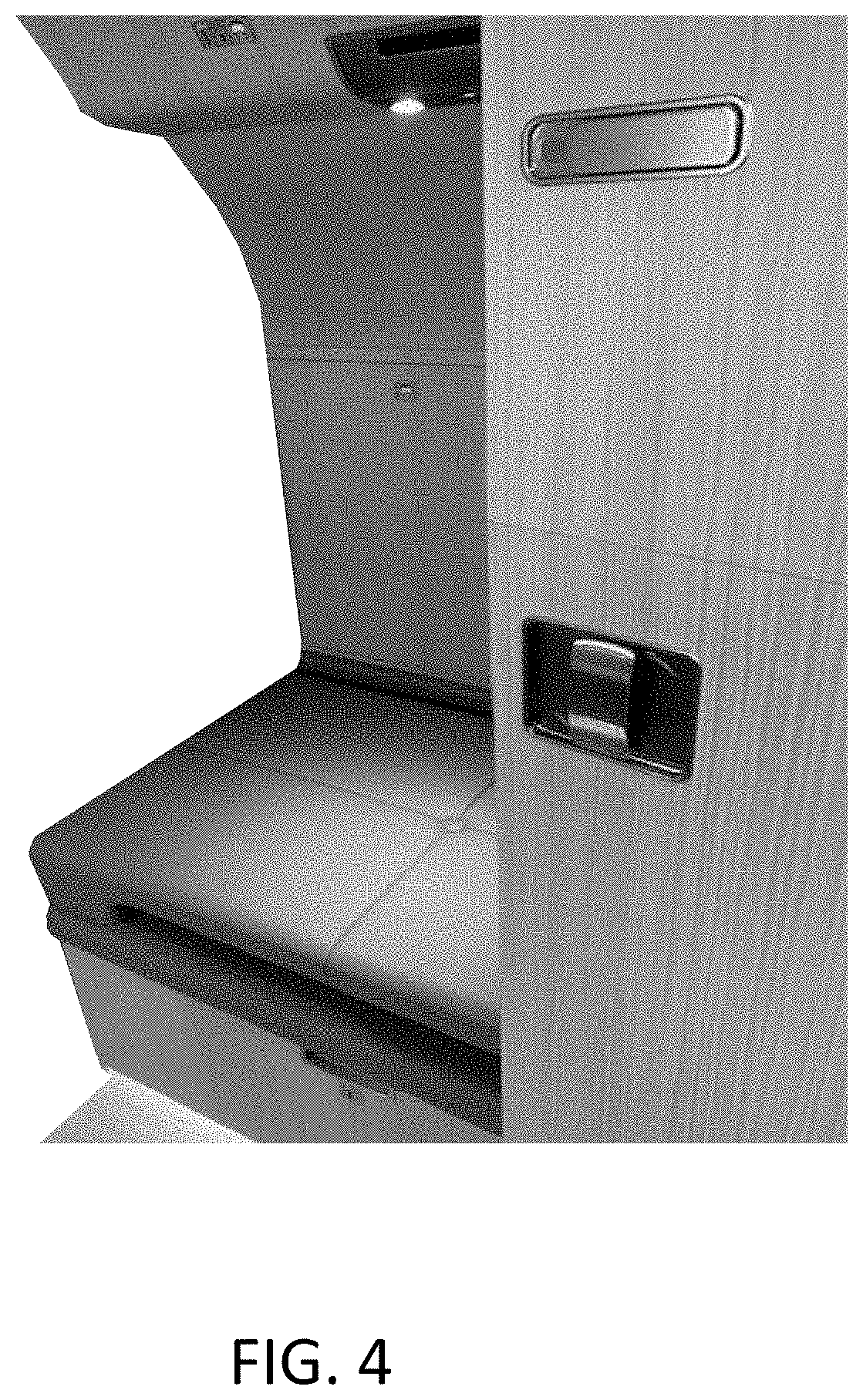 Patent USD1001703 Figure 4 – Aircraft lavatory