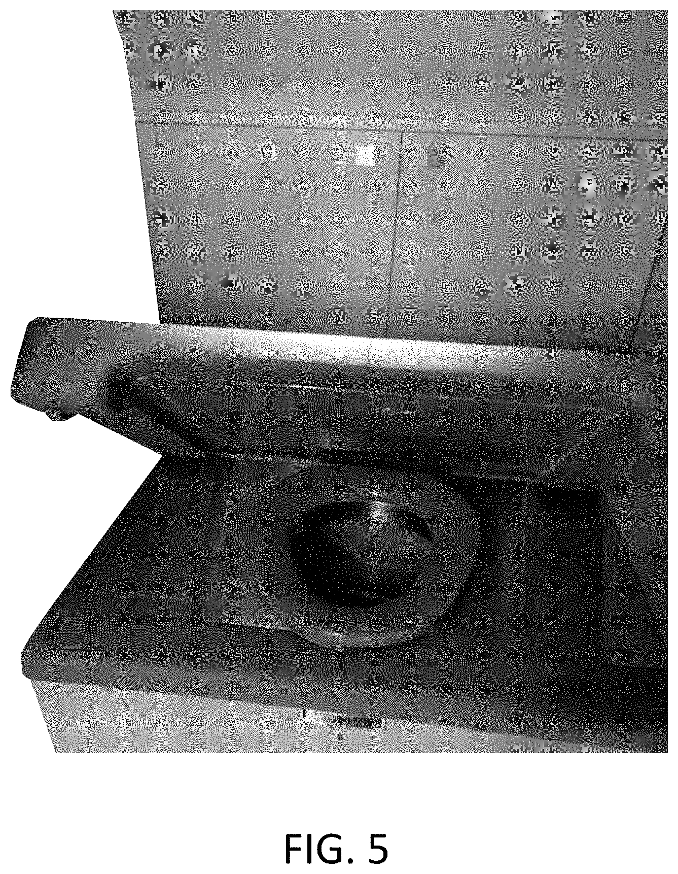 Patent USD1001703 Figure 5 – Aircraft lavatory