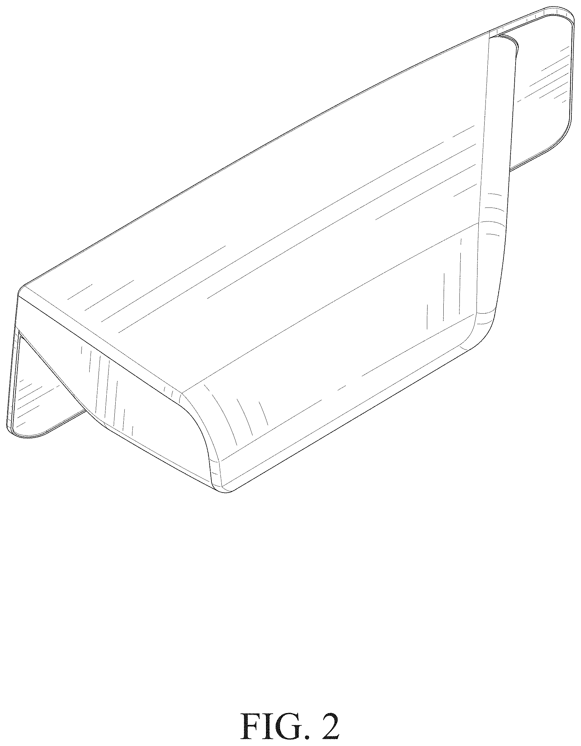 Patent USD1001704 Figure 2 – Car door side storage box