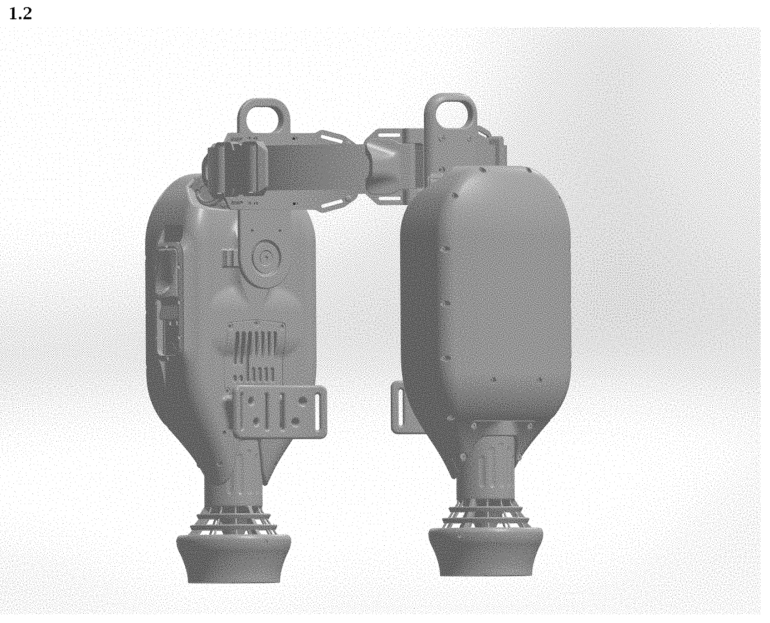 Patent USD1001713 Figure 2 – Underwater scooter