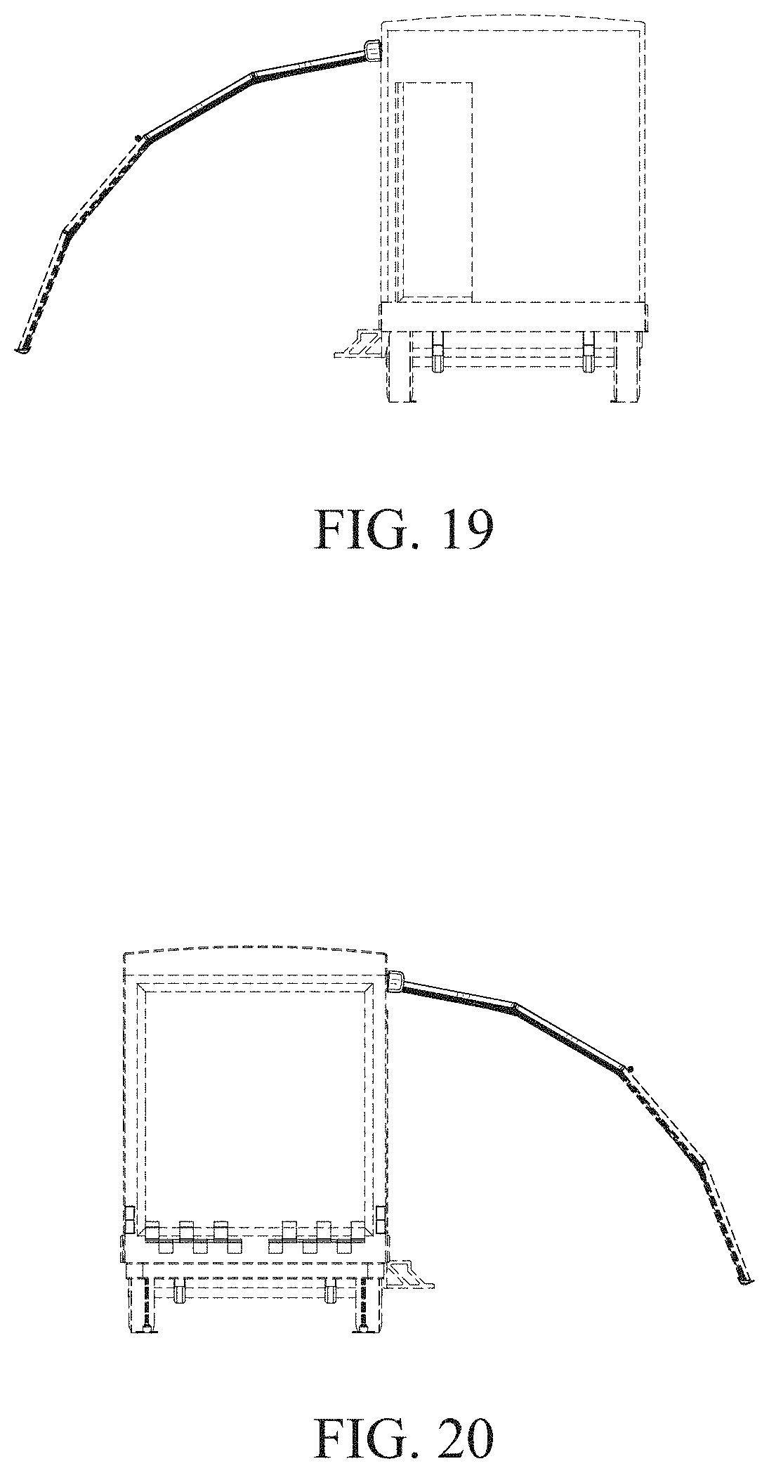 Patent USD1001714 Figure 14 – Retractable awning and partial room combination