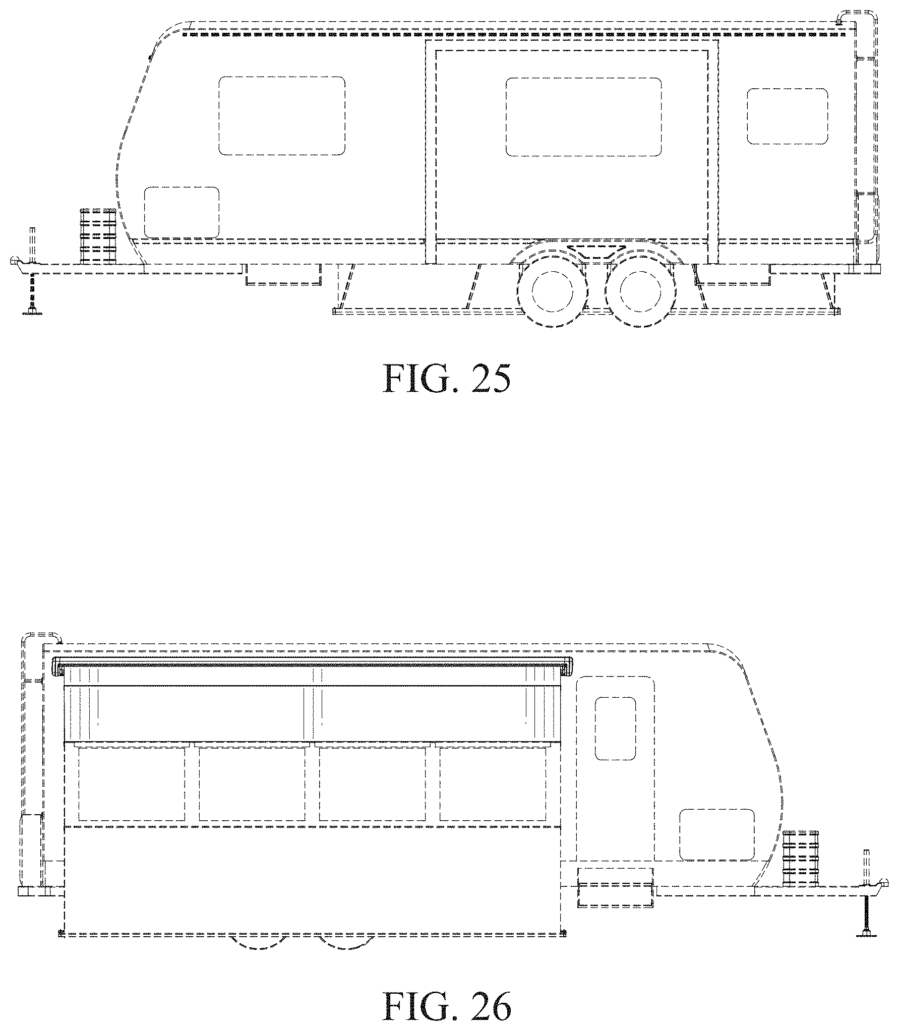 Patent USD1001714 Figure 19 – Retractable awning and partial room combination