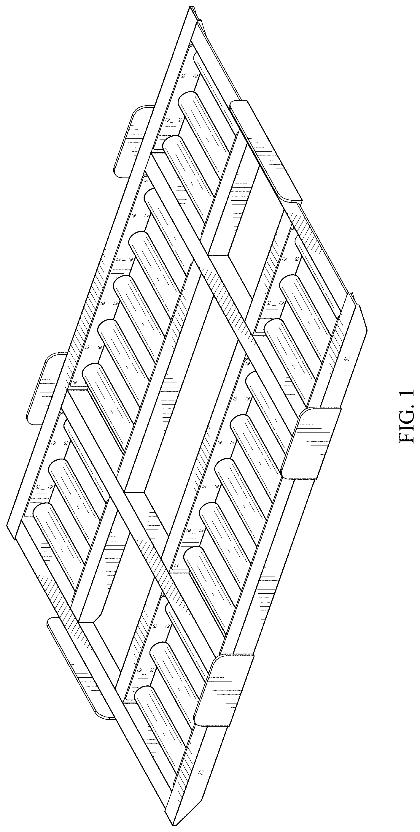 Patent USD1001716 Figure 1 – Loading platform