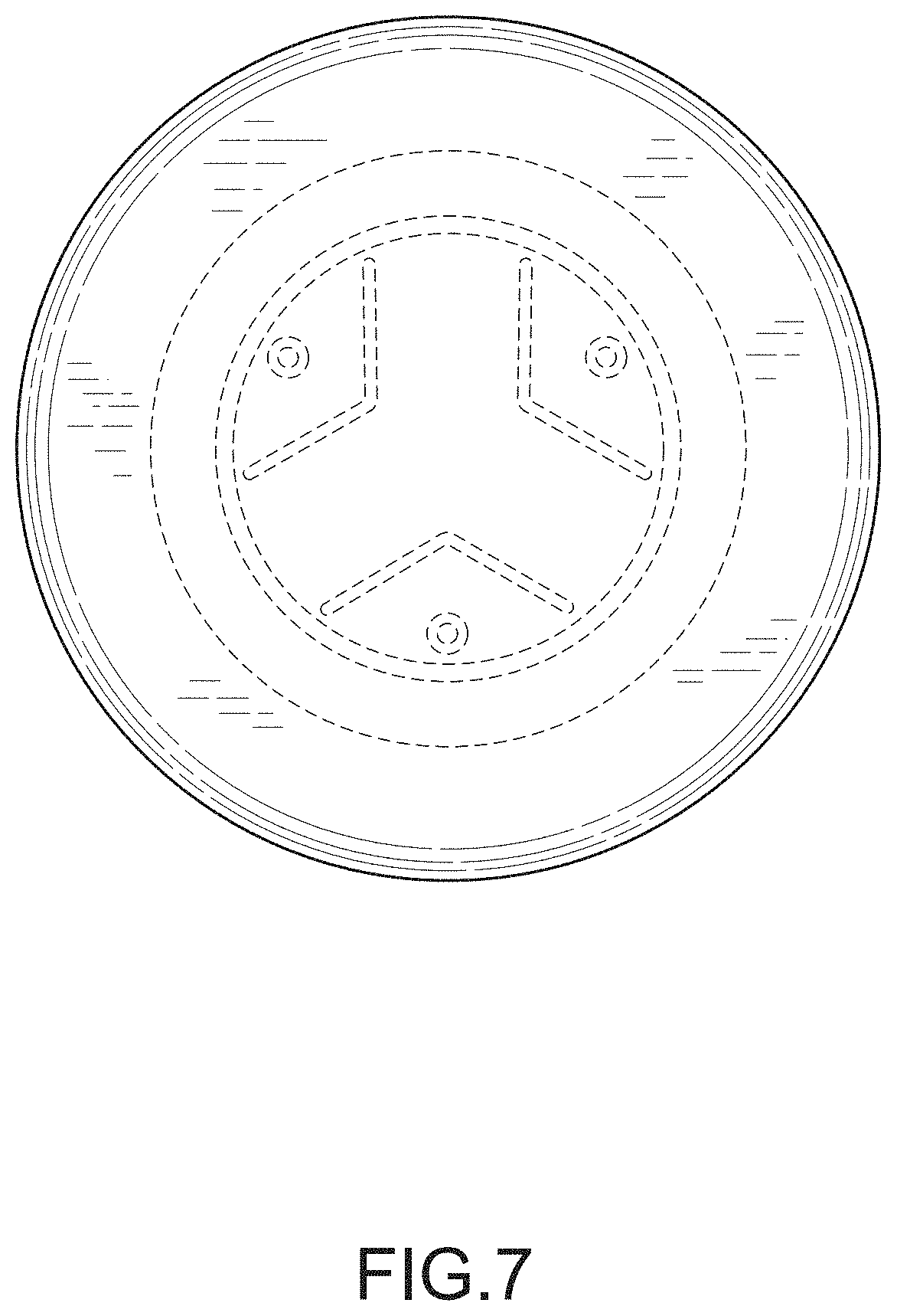 Patent USD1001719 Figure 7 – Cupholder for a vehicle