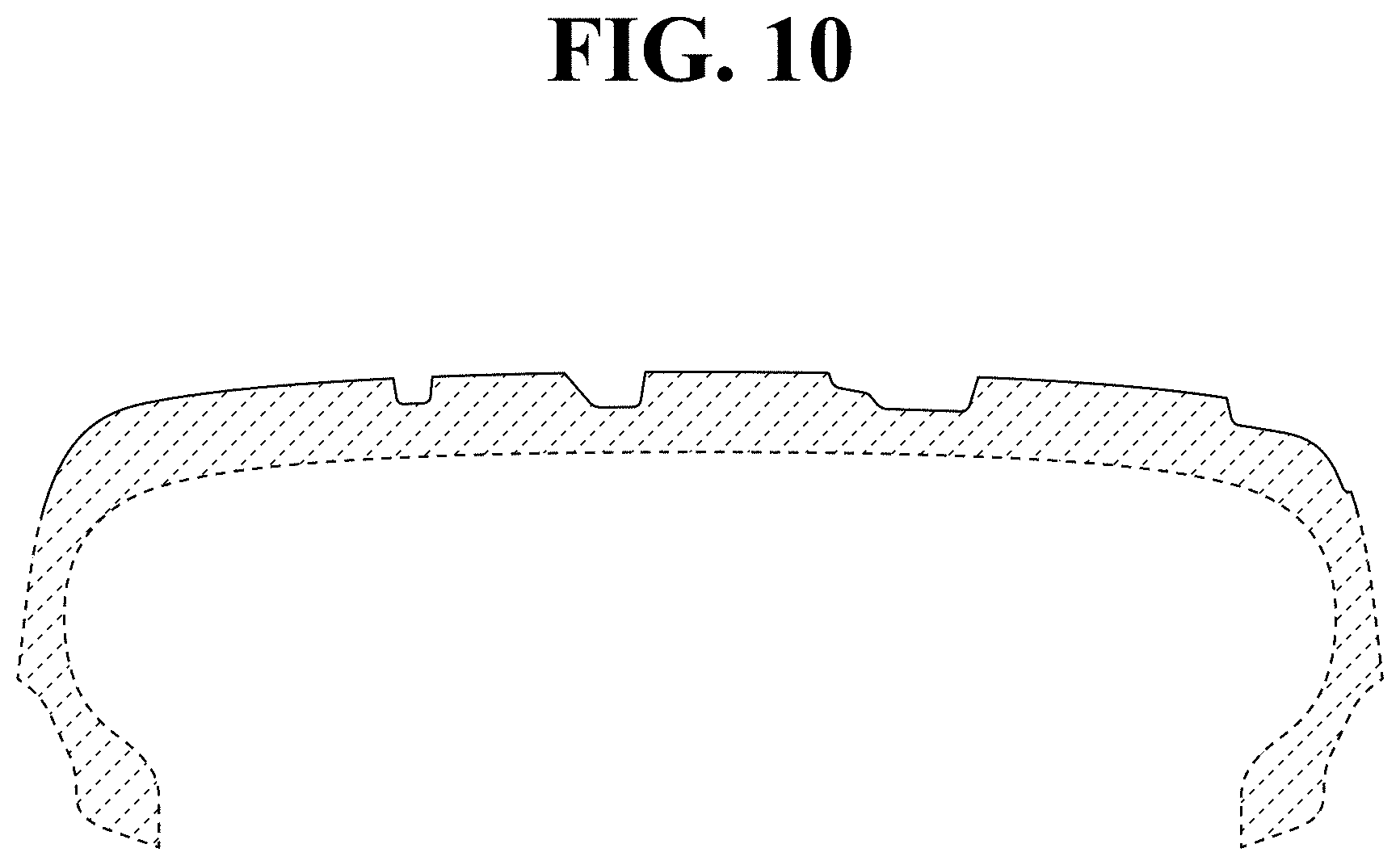 Patent USD1001720 Figure 10 – Automobile tire
