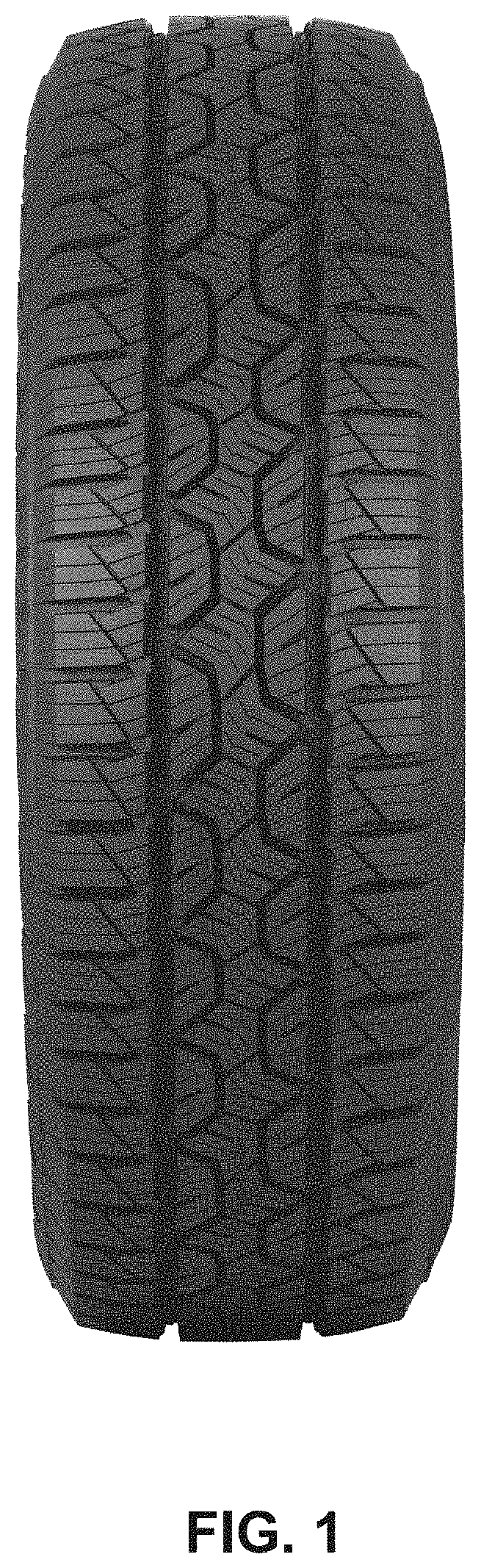 Patent USD1001721 Figure 1 – Tyre