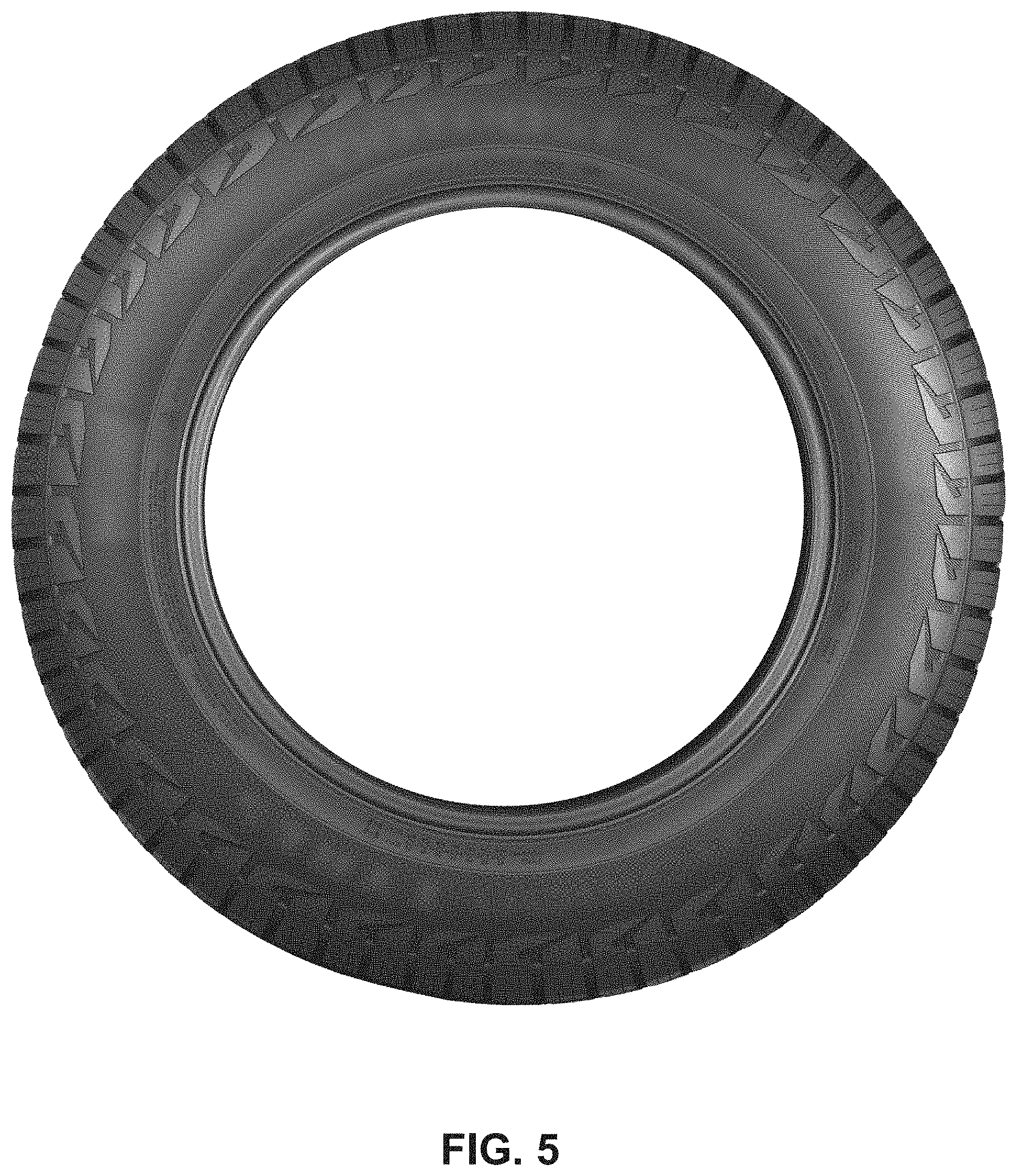 Patent USD1001721 Figure 5 – Tyre