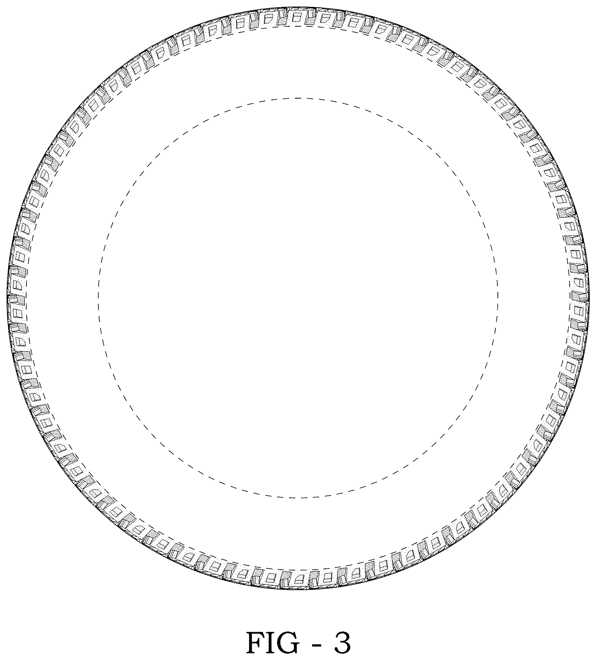 Patent USD1001722 Figure 3 – Tire