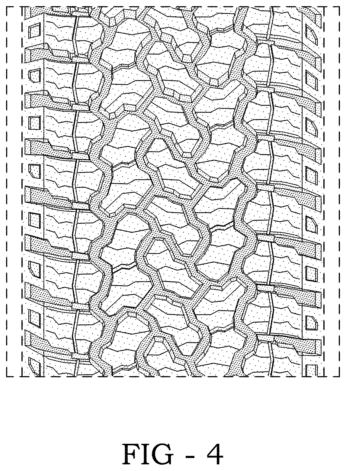 Patent USD1001722 Figure 4 – Tire