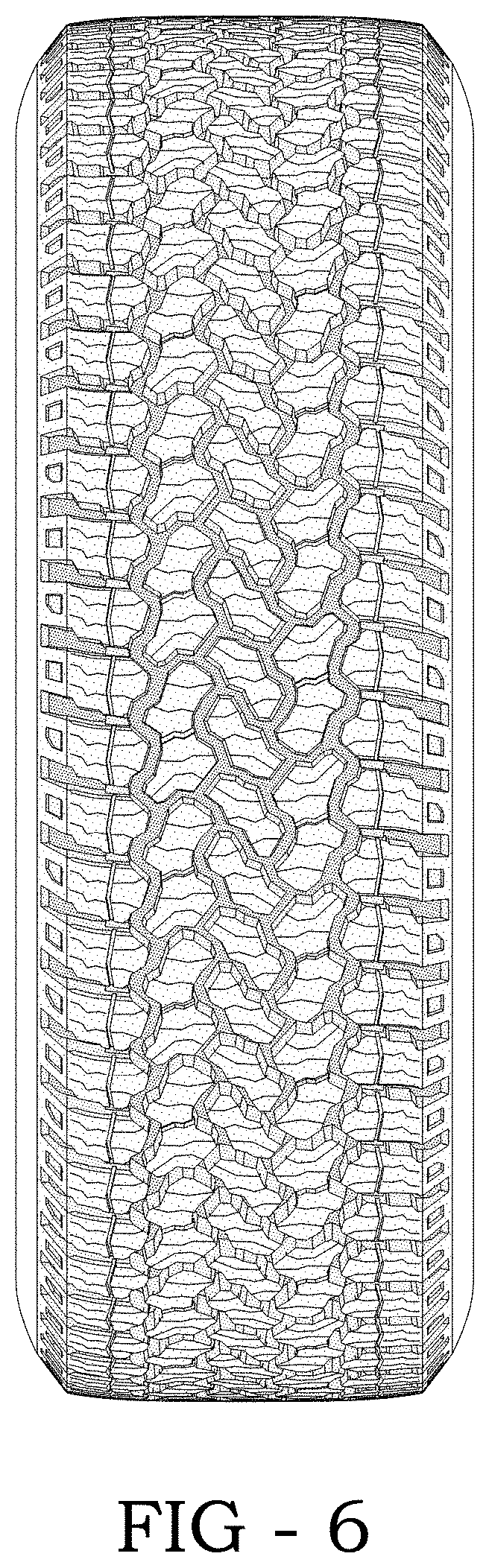Patent USD1001722 Figure 6 – Tire
