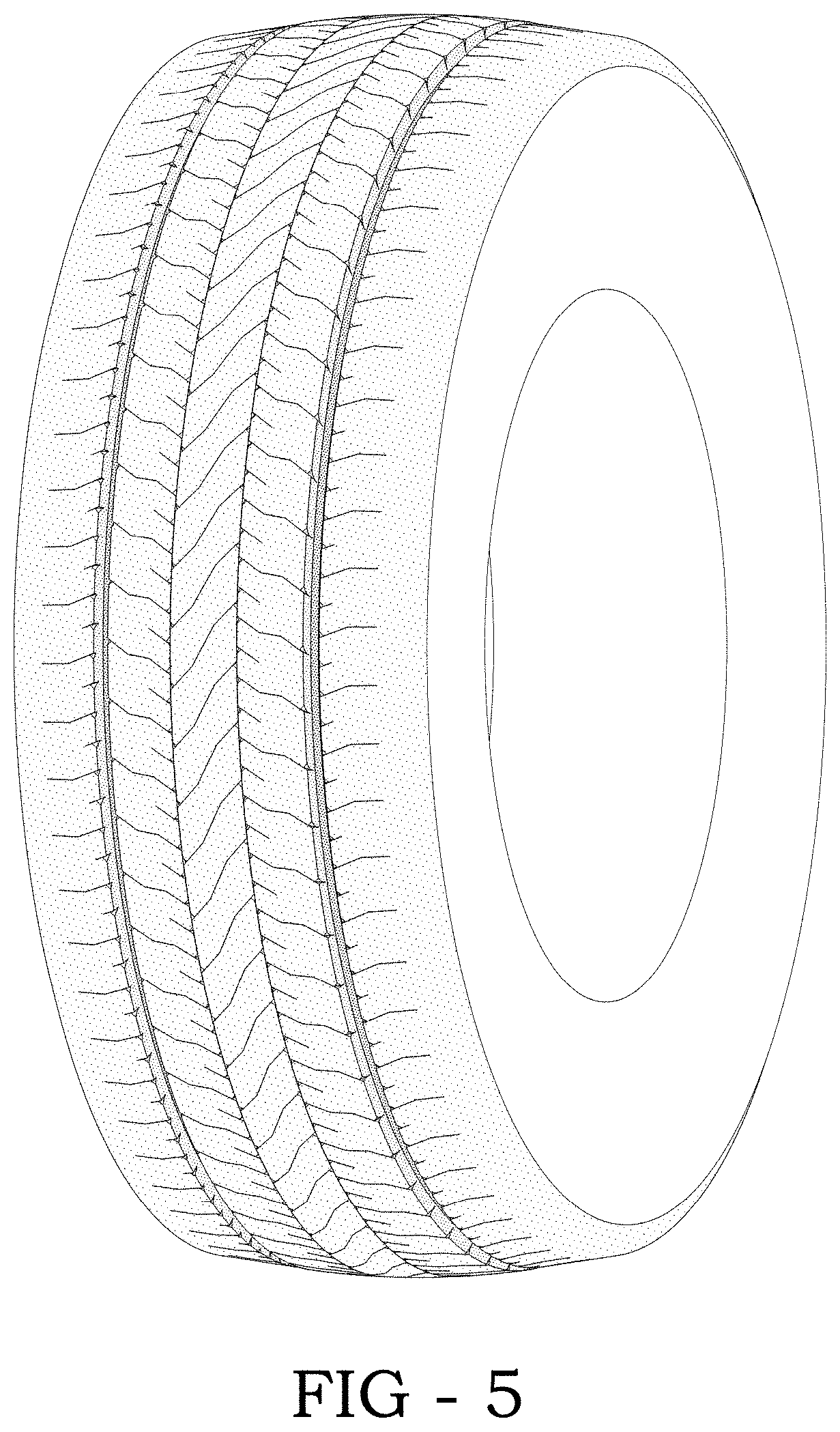 Patent USD1001723 Figure 5 – Tire
