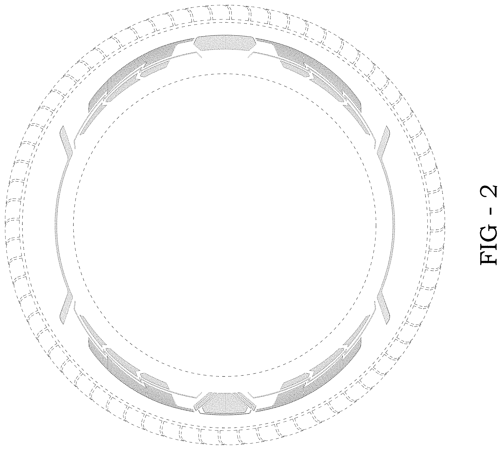 Patent USD1001725 Figure 2 – Tire sidewall